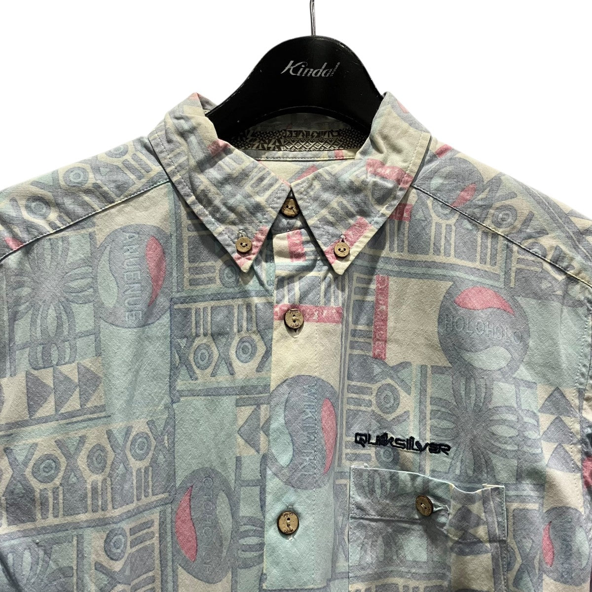 Quiksilver 総柄シャツBQSH054 古着・中古-3枚目のアイテム画像