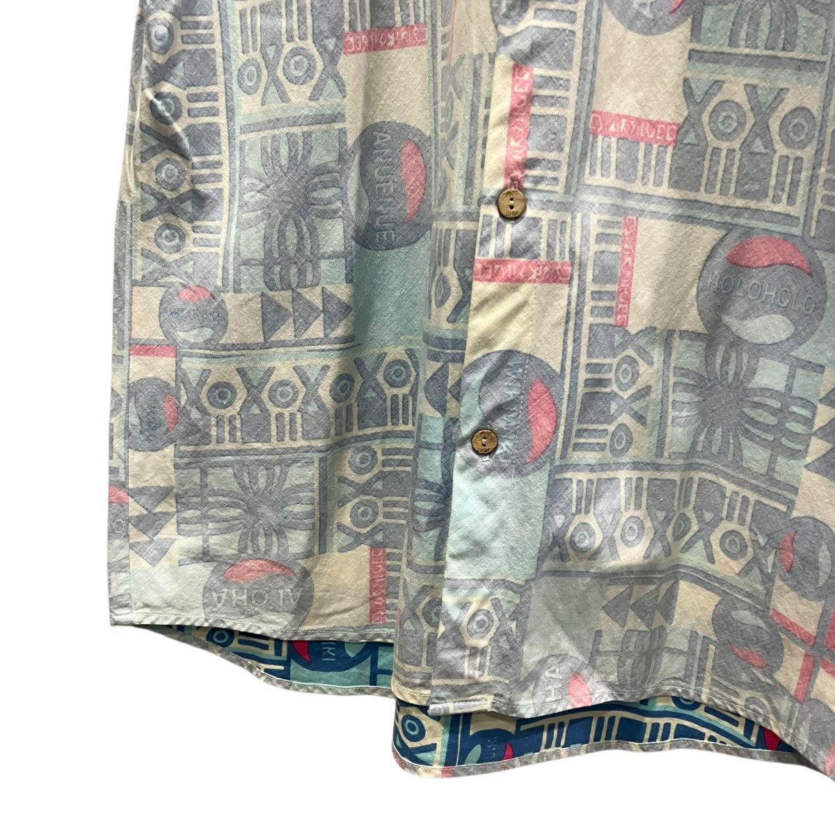 Quiksilver 総柄シャツBQSH054 古着・中古-4枚目のアイテム画像