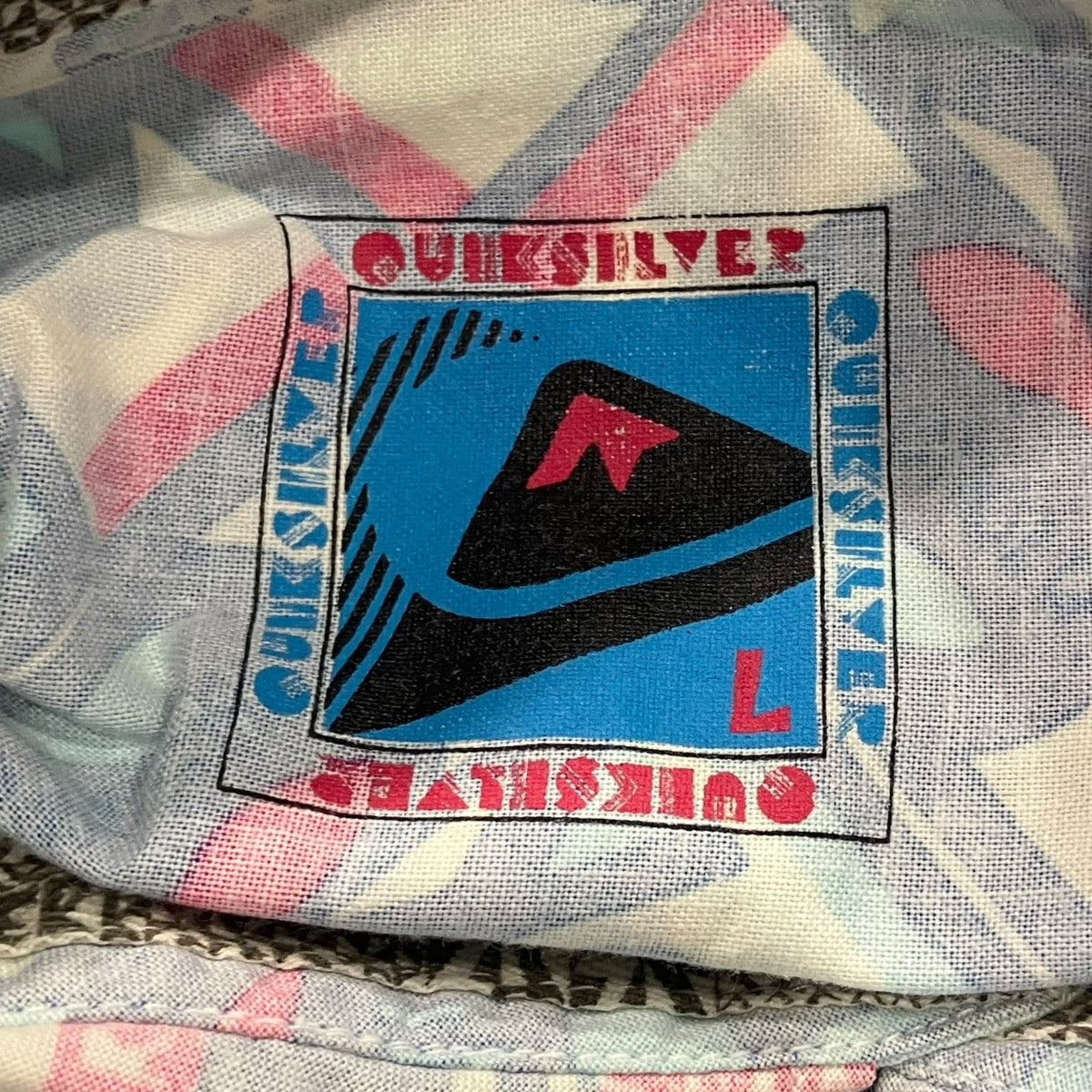 Quiksilver 総柄シャツBQSH054 古着・中古-5枚目のアイテム画像