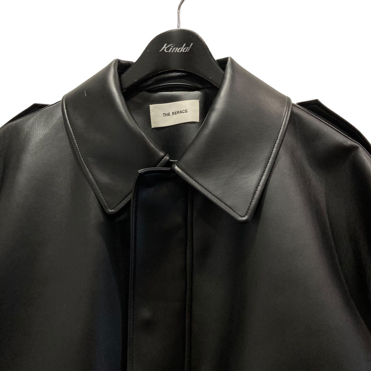 THE RERACS(ザリラクス) フェイクレザーブルゾン22FW-REJK-141-J 22FW THE RERACS(ザリラクス) フェイクレザーブルゾン22FW-REJK-141-J 22FW