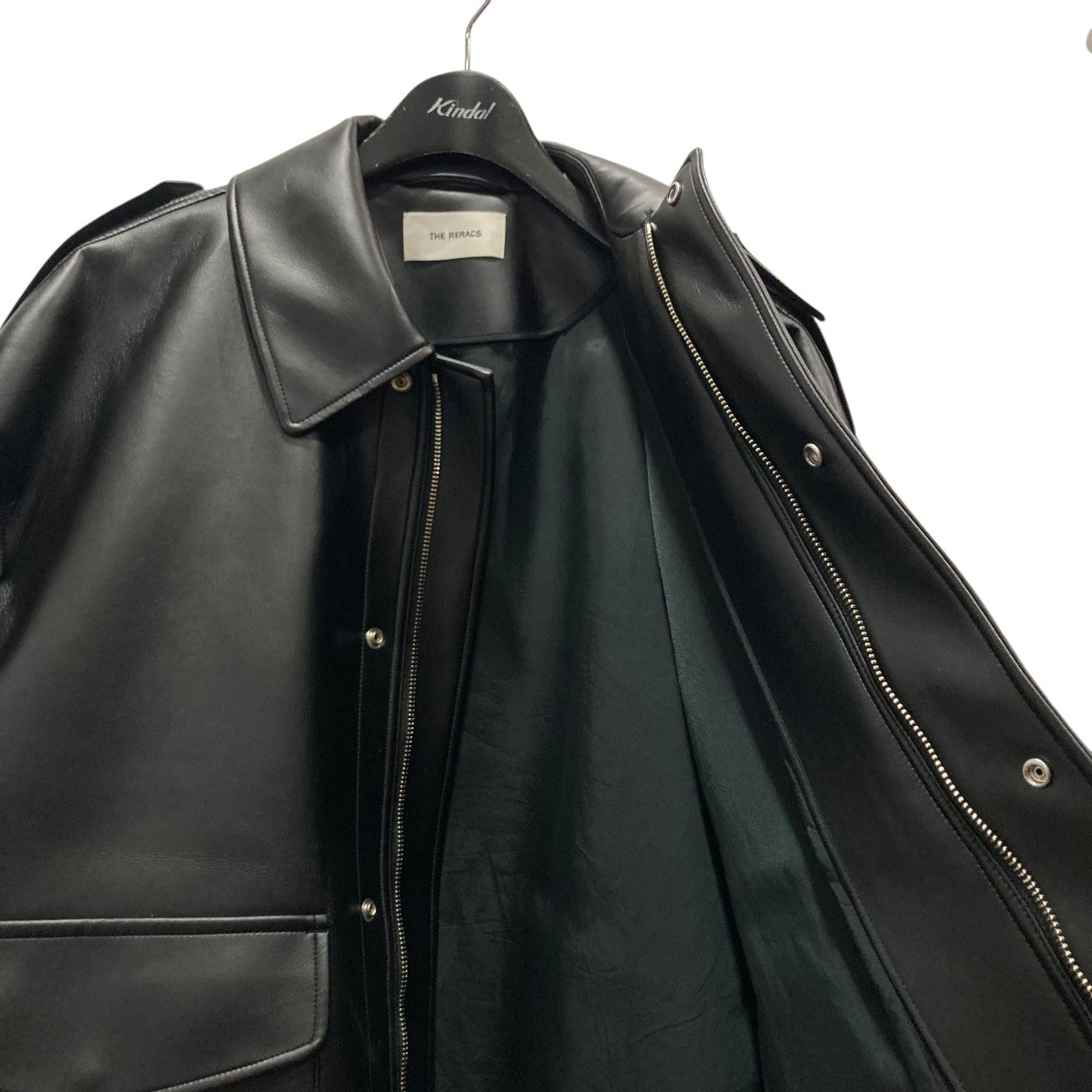 THE RERACS(ザリラクス) フェイクレザーブルゾン22FW-REJK-141-J 22FW