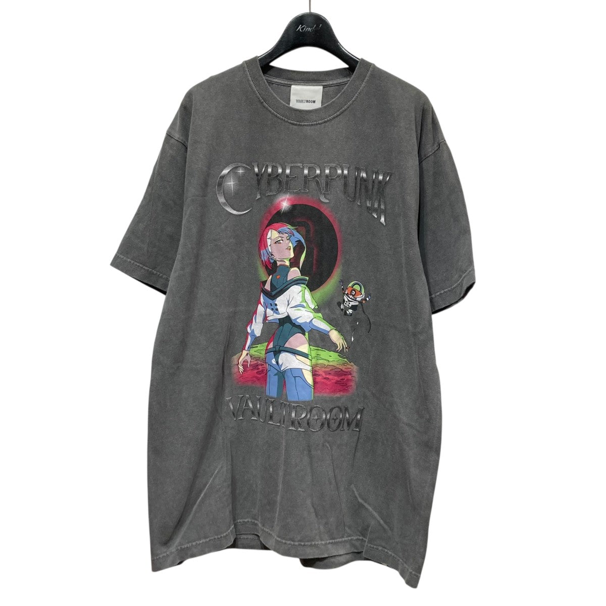 vaultroom×CYBERPUNK プリントTシャツLUCY TEE / CHARCOAL 古着・中古-1枚目のアイテム画像