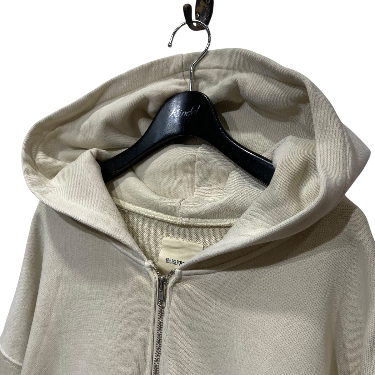 バックプリントジップパーカーLAPKARU CARTOON ZIP HOODIE / LIGHT BEIGE