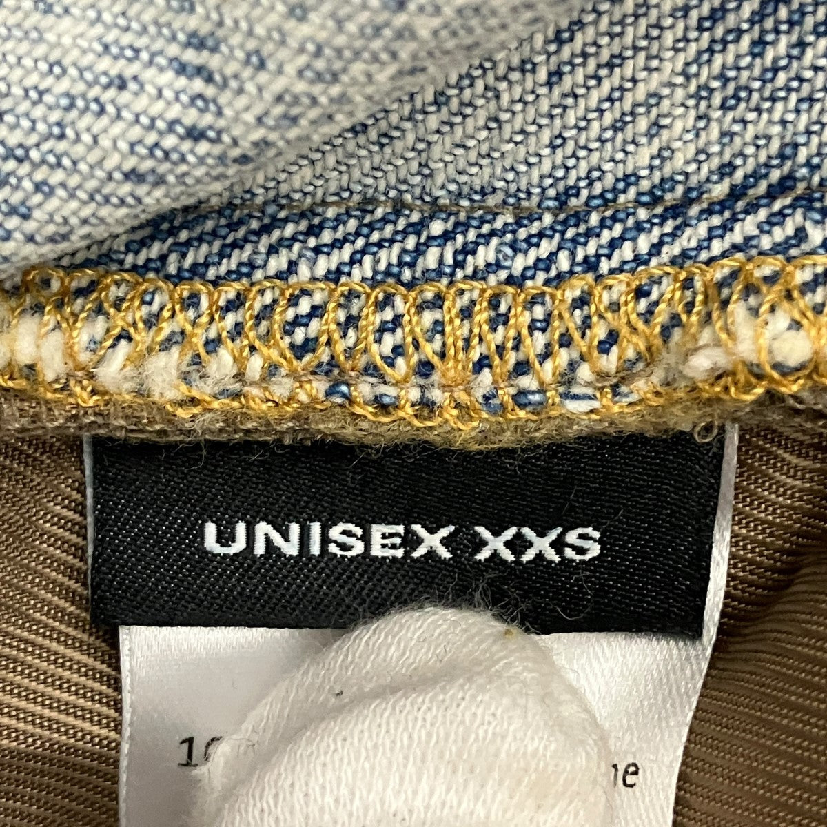 Y． PROJECT デニムレイヤードスラックスLAZY TROUSER WITH DENIM 古着・中古-7枚目のアイテム画像