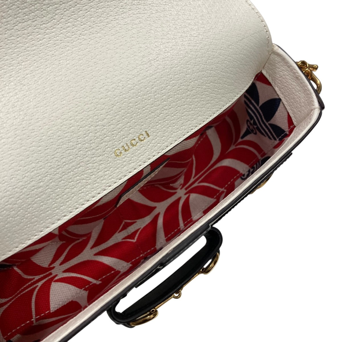 GUCCI×adidas 2WAYショルダーバッグ722009 722009 - ホワイト×ブラック