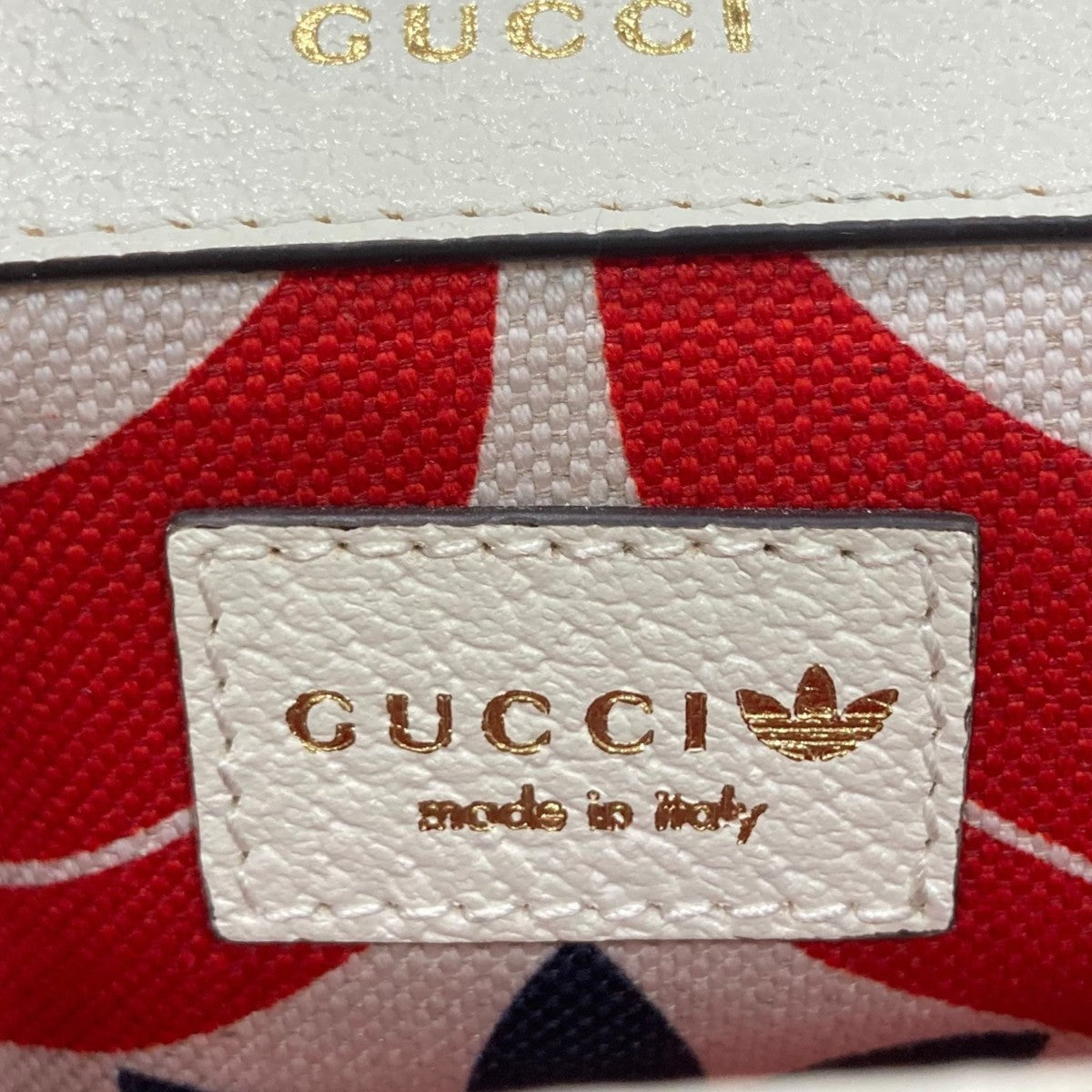 GUCCI×adidas 2WAYショルダーバッグ722009 722009 - ホワイト×ブラック