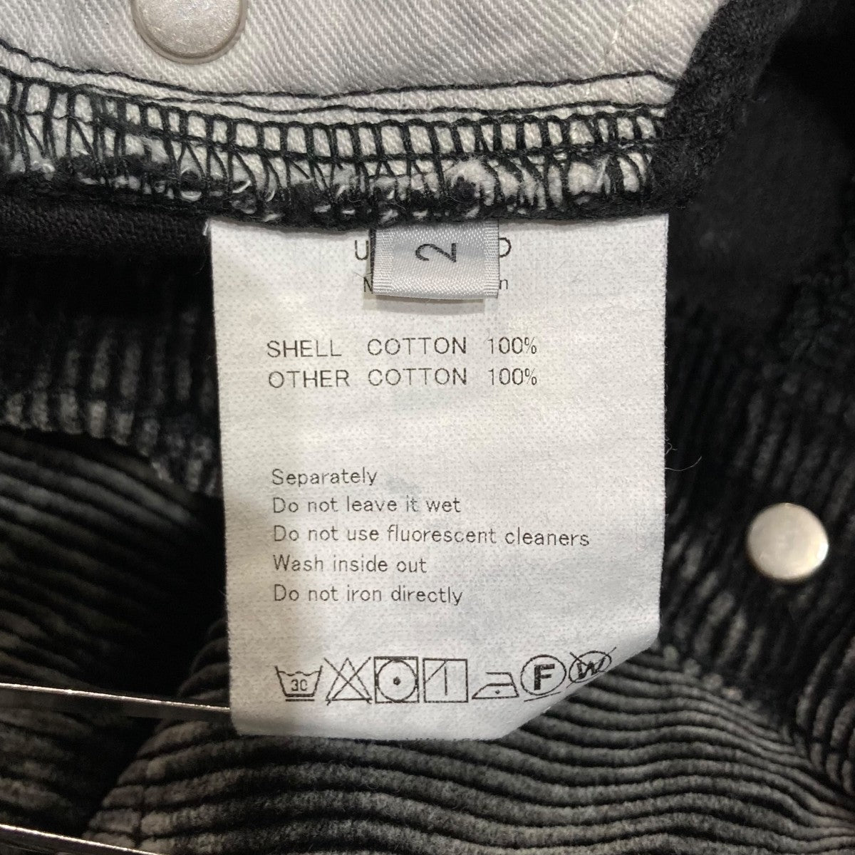 Corduroy wide pantsコーデュロイワイドパンツ