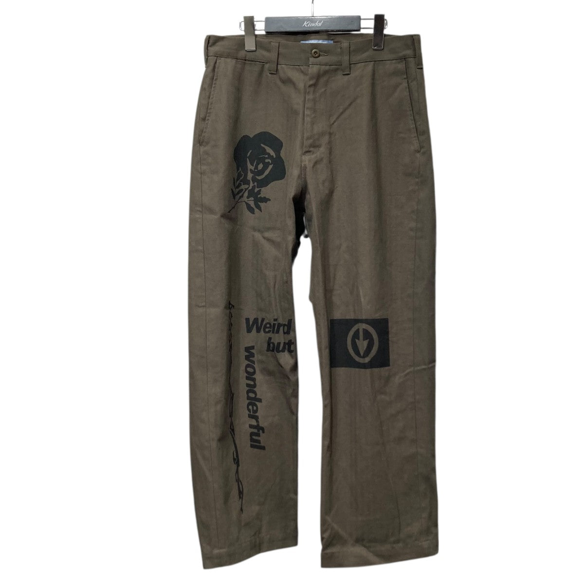 HERRINGBONE PANT PRINTヘリンボーンプリントパンツ