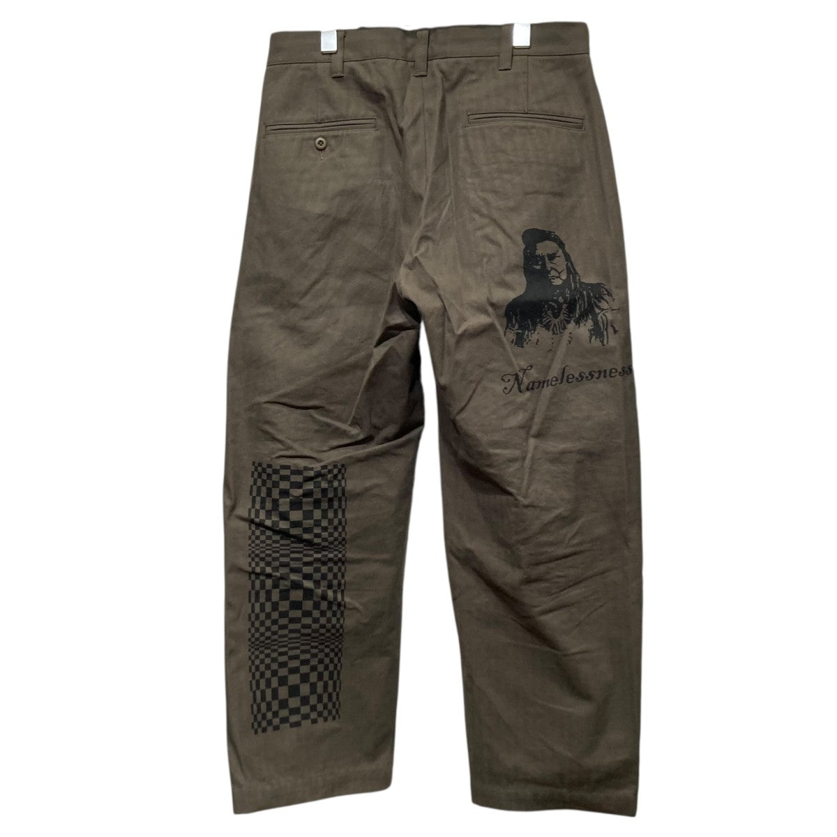 HERRINGBONE PANT PRINTヘリンボーンプリントパンツ