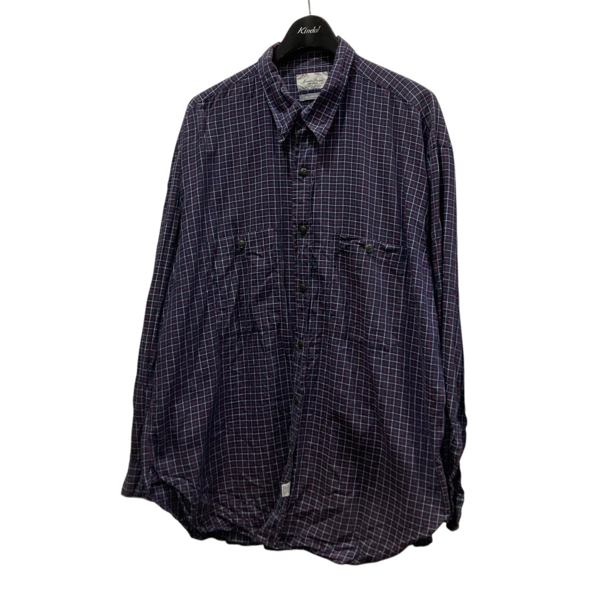 Marvine Pontiak Shirt Makers×WISM military shirtミリタリーシャツ 古着・中古-1枚目のアイテム画像