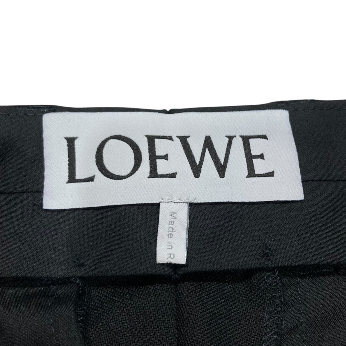 LOEWE(ロエベ) スラックスQ825Y04X06 Q825Y04X06 ブラック サイズ 42