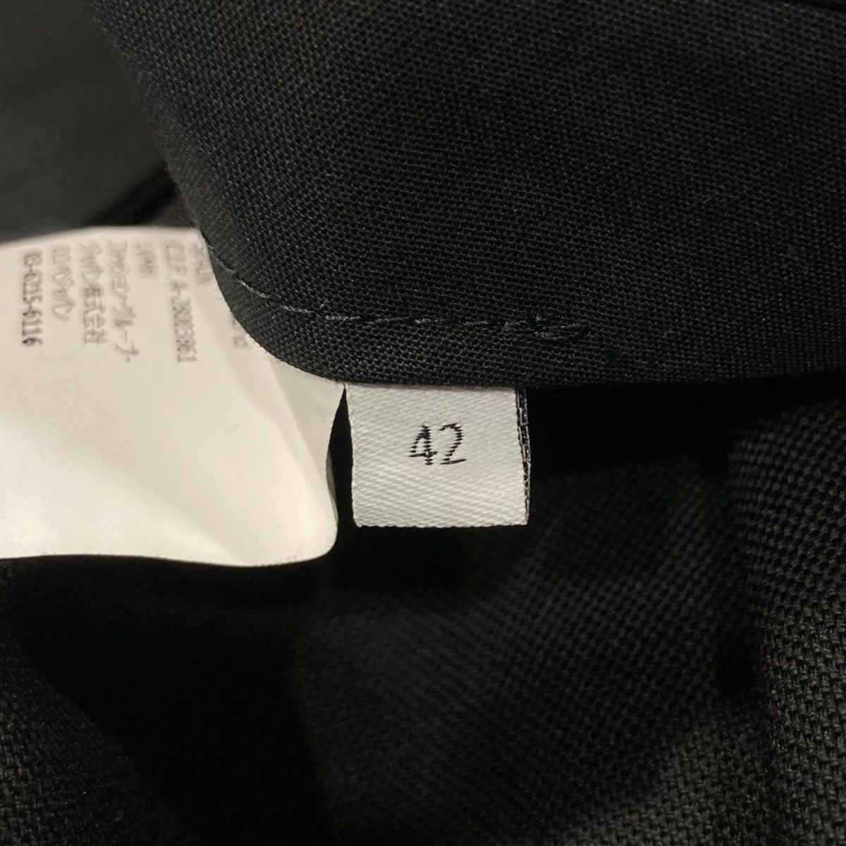 LOEWE(ロエベ) スラックスQ825Y04X06 Q825Y04X06 ブラック サイズ 42