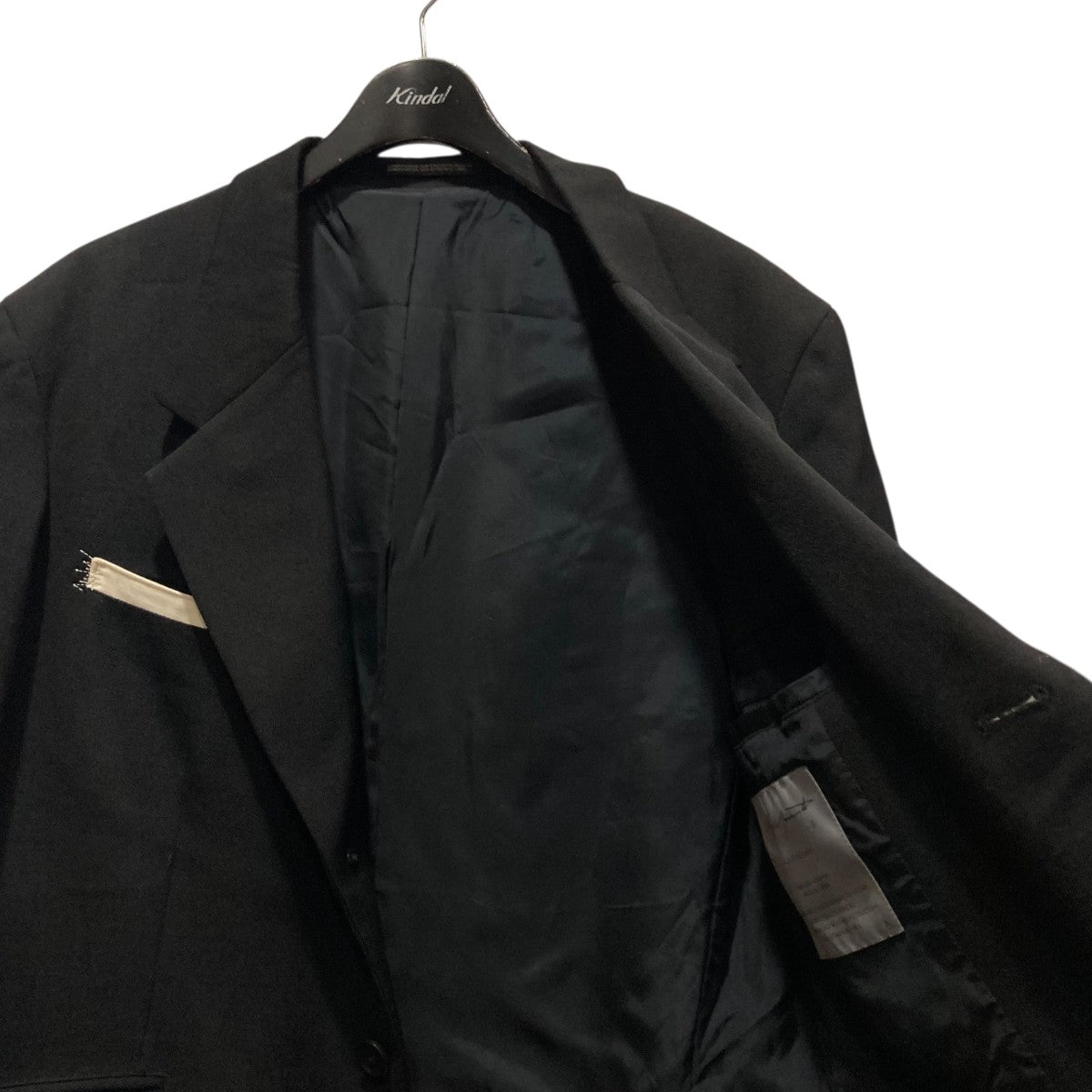 Yohji Yamamoto pour homme 23AWジグSTTP付3BSJテーラードジャケットHJ-J34-120 古着・中古-4枚目のアイテム画像
