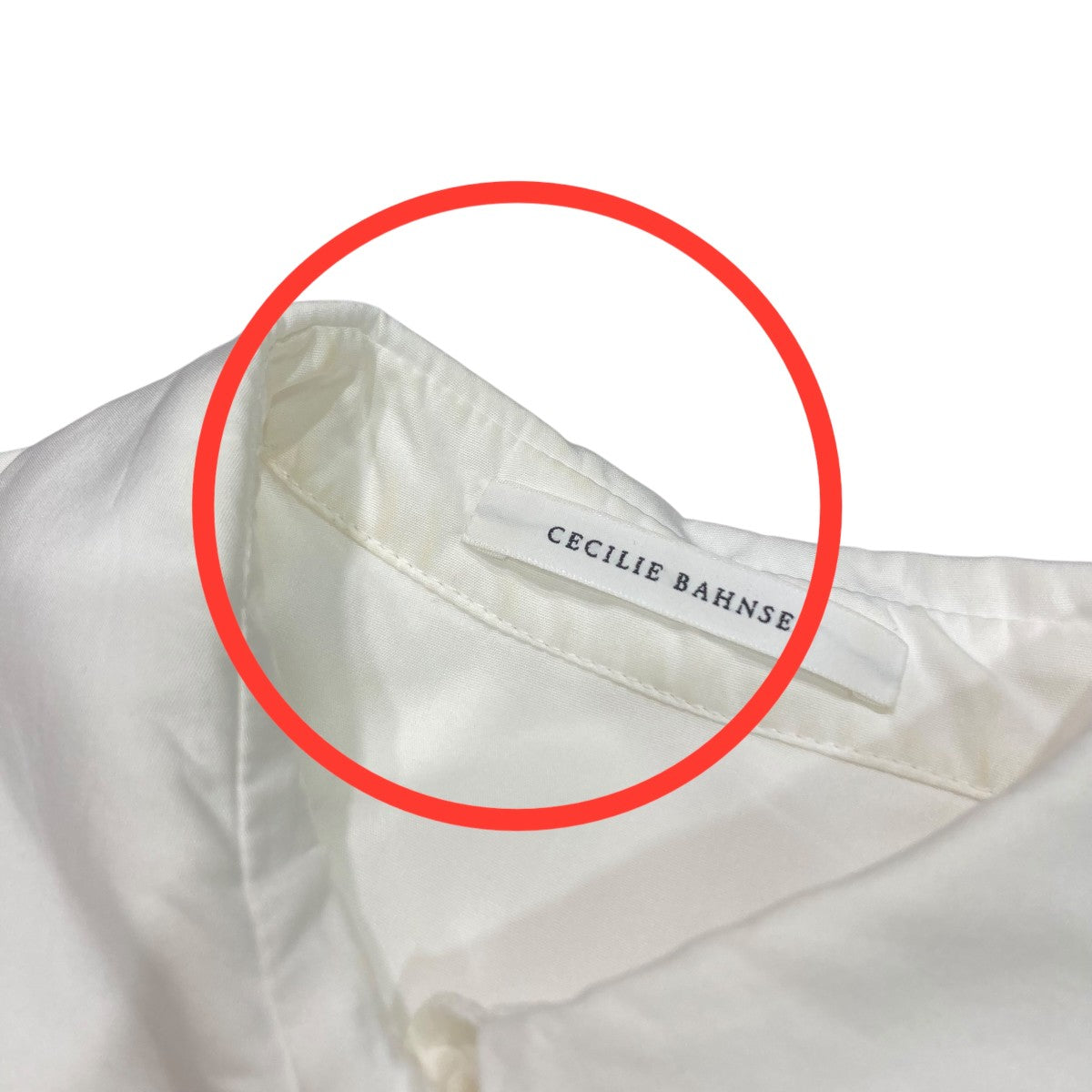 Cecilie Bahnsen 半袖シャツワンピースEDI-0002 古着・中古-6枚目のアイテム画像