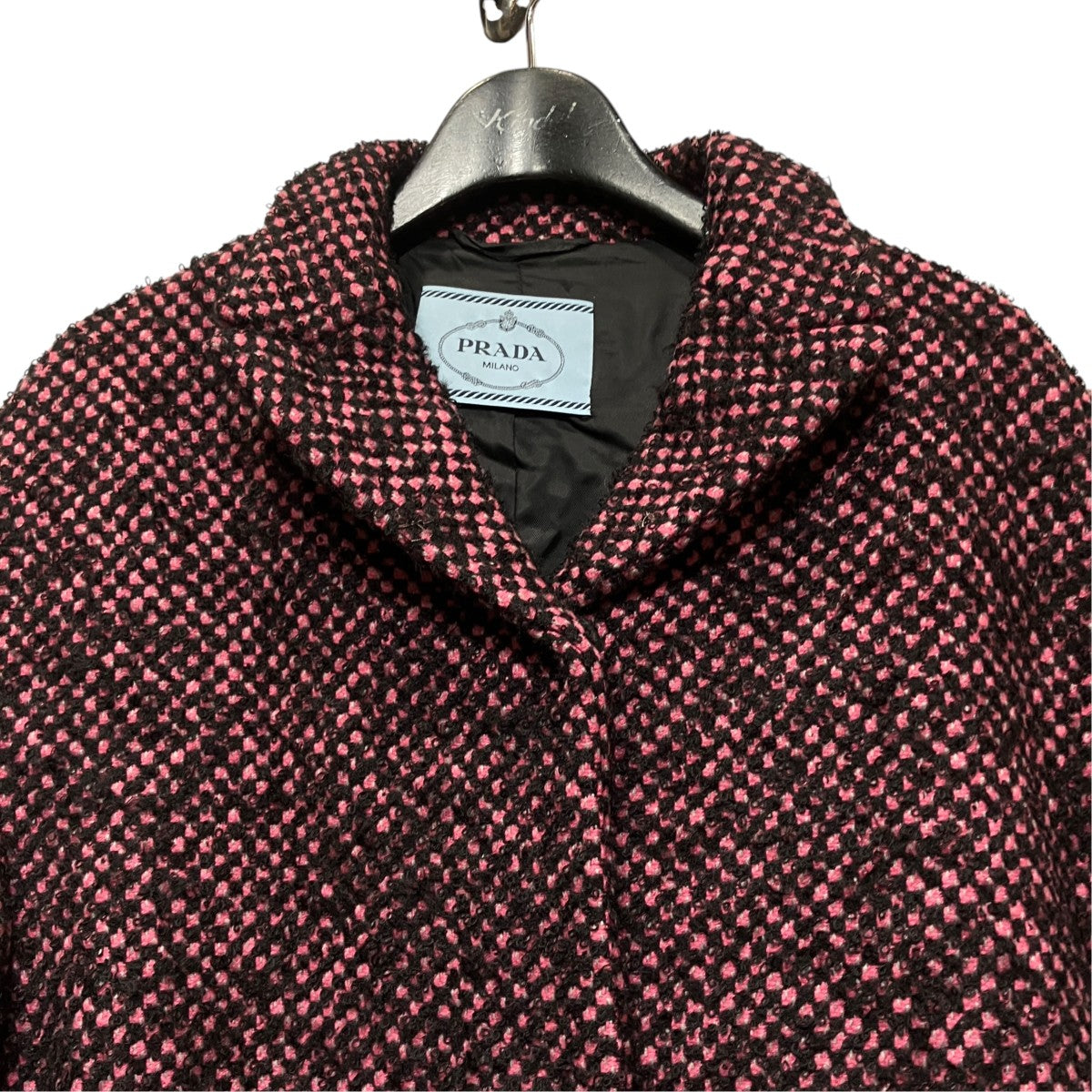 PRADA ツイードコートP6723 古着・中古-3枚目のアイテム画像