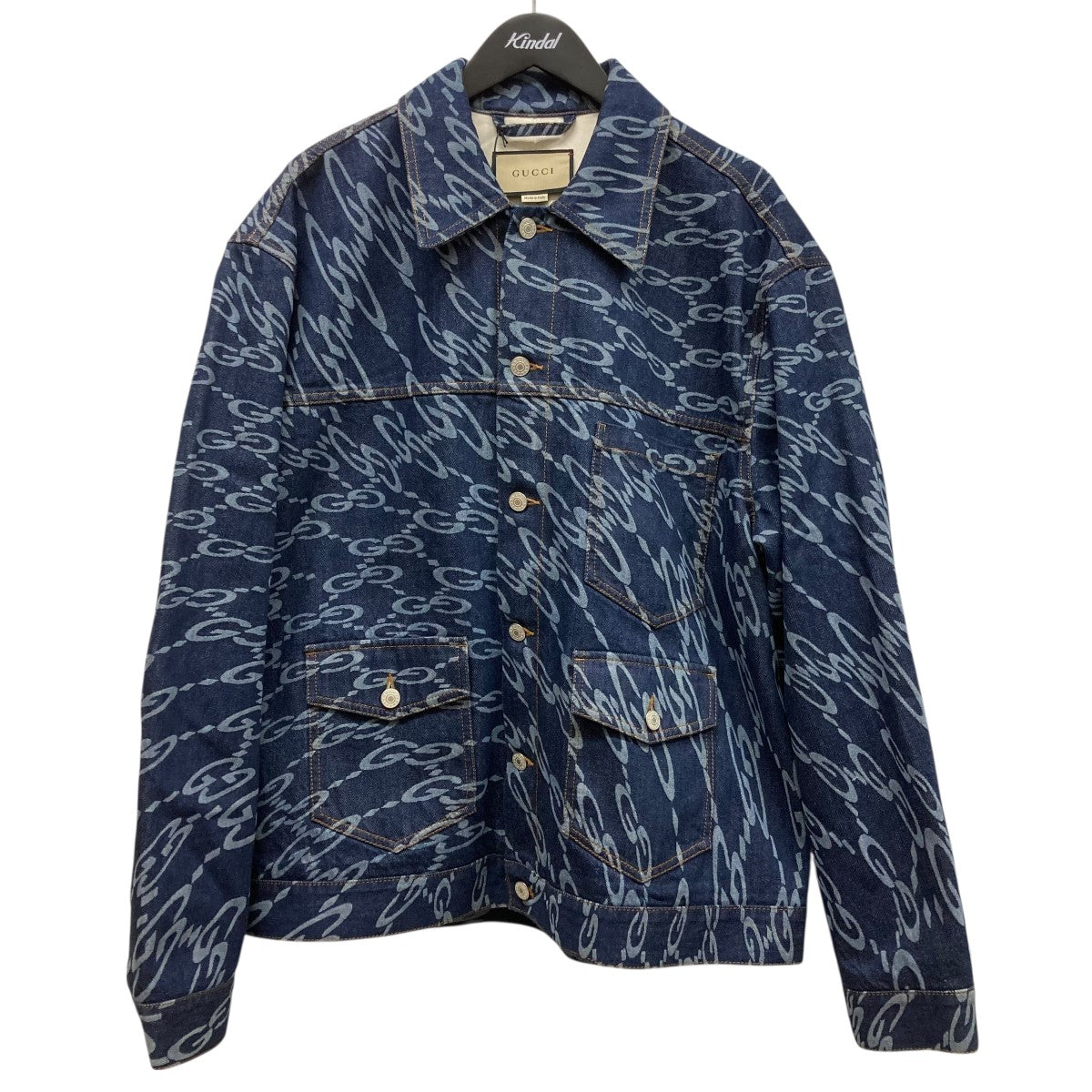 GUCCI ウェービーGG柄デニムジャケット779667 古着・中古-1枚目のアイテム画像