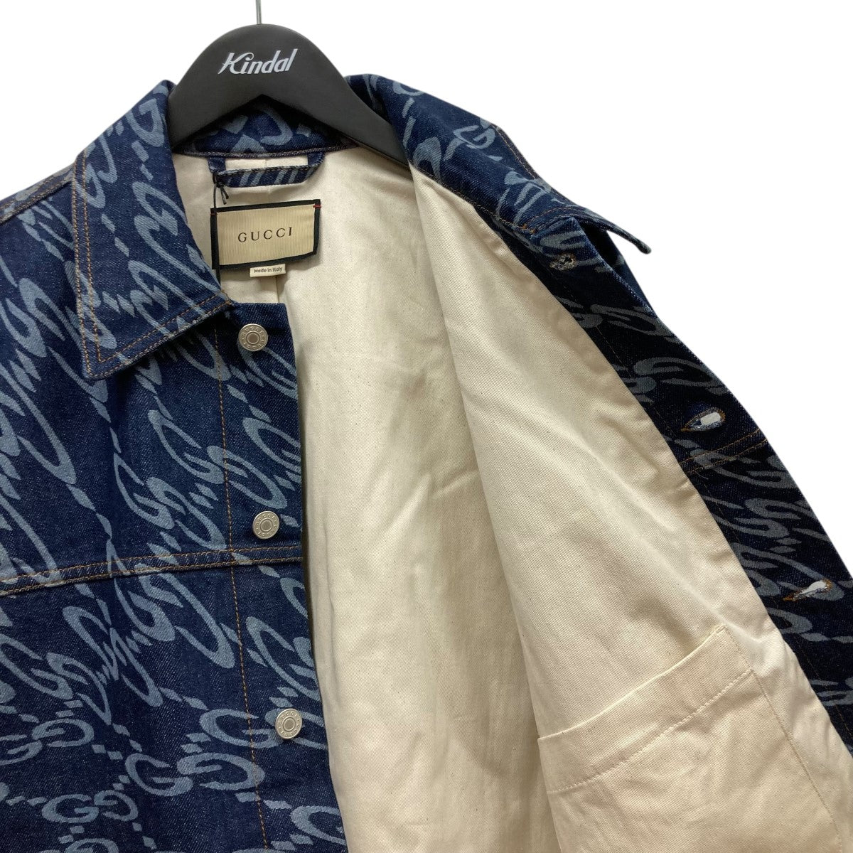 GUCCI ウェービーGG柄デニムジャケット779667 古着・中古-6枚目のアイテム画像