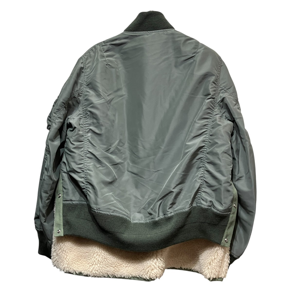 sacai Layered Hybrid Bomber Jacketレイヤードボンバージャケット24-03450M 古着・中古-2枚目のアイテム画像