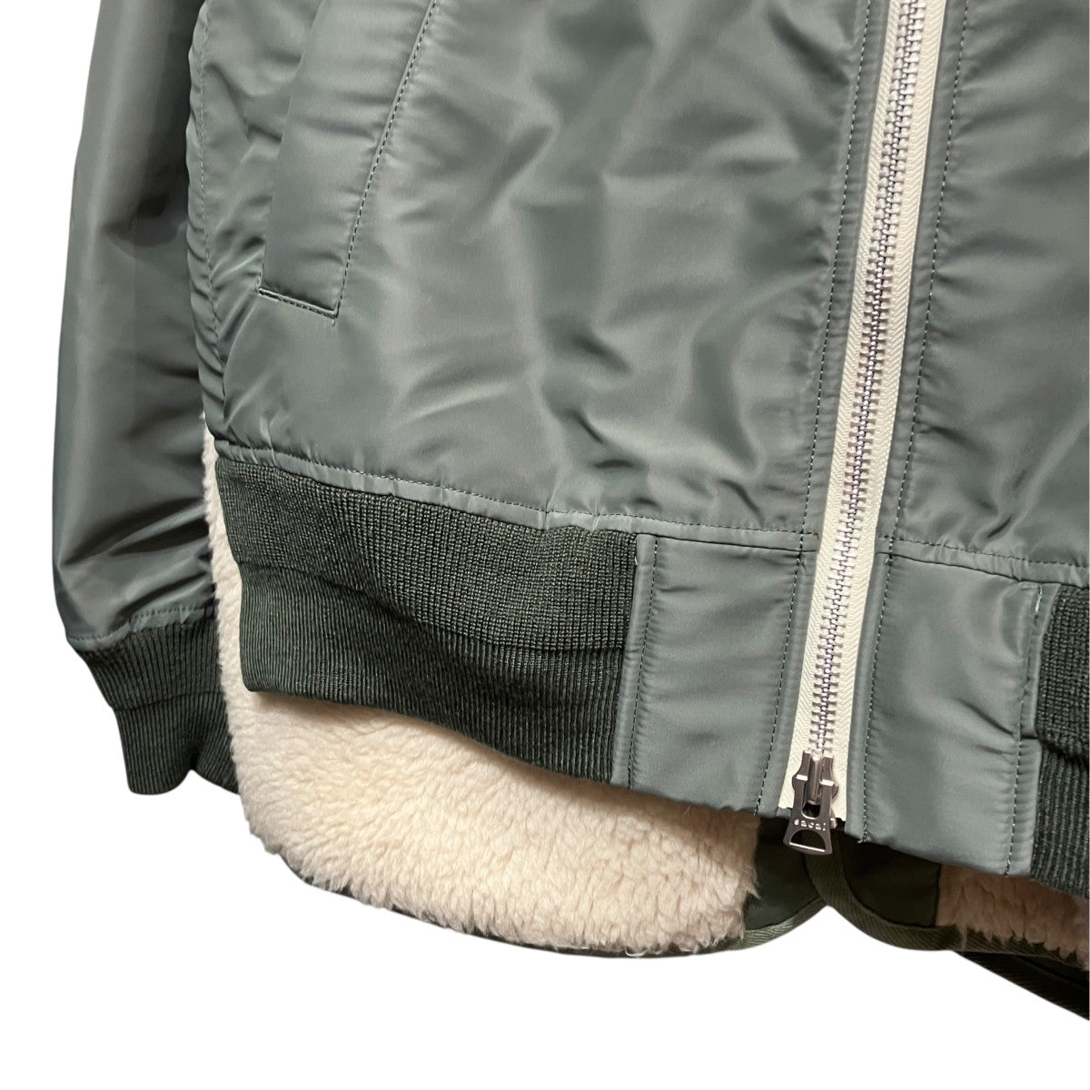 sacai Layered Hybrid Bomber Jacketレイヤードボンバージャケット24-03450M 古着・中古-5枚目のアイテム画像