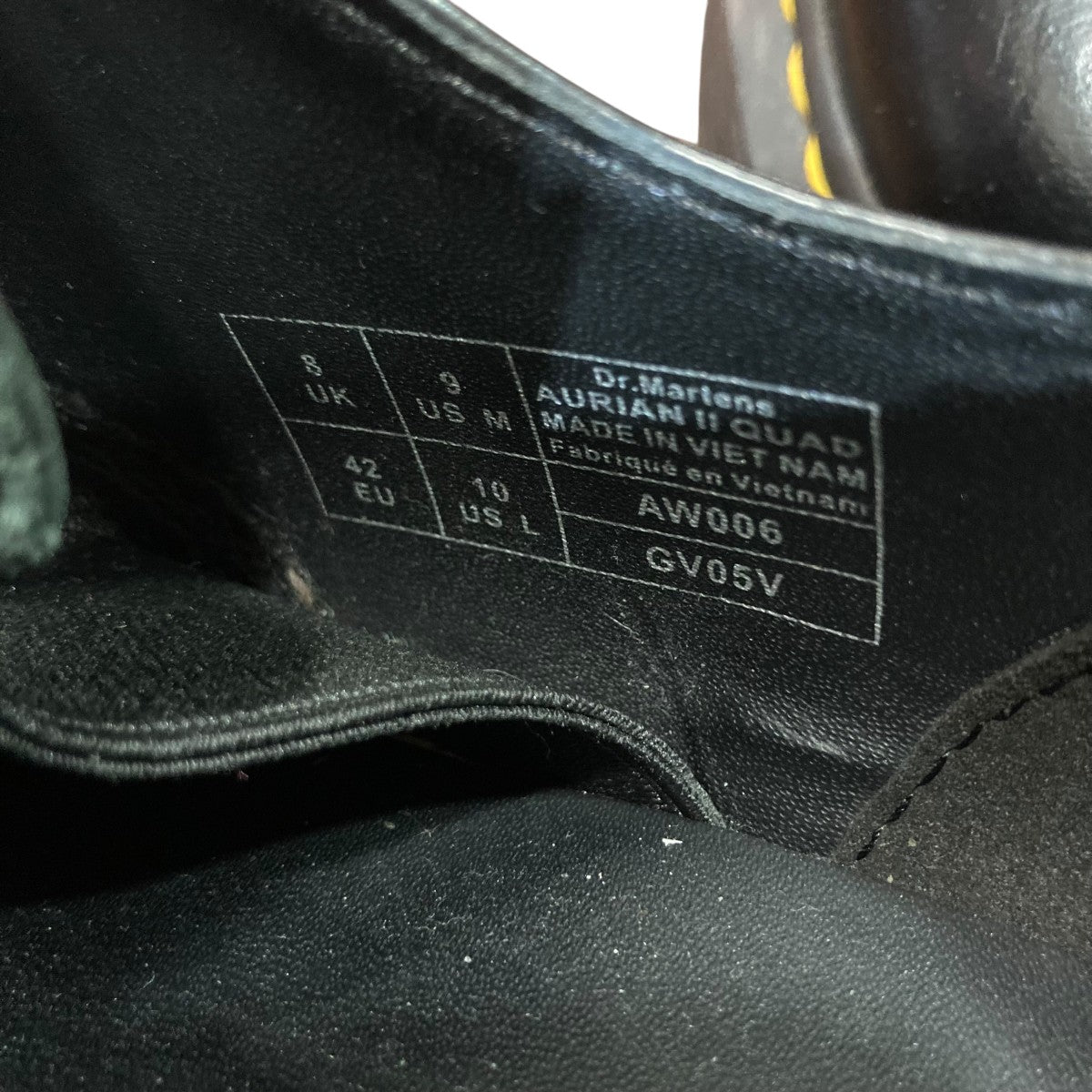 Dr．Martens(ドクターマーチン) AURIAN II QUAD ZIP SHOEジップレザー
