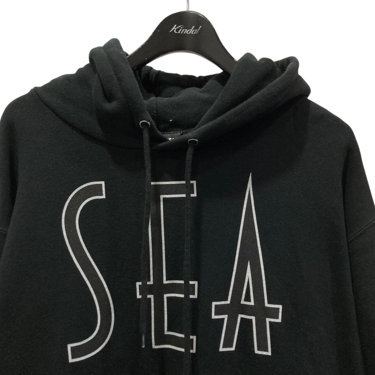 WIND AND SEA SEA (wavy) HOODIEロゴプリントパーカーWDS-20A-TPS-05 古着・中古-3枚目のアイテム画像