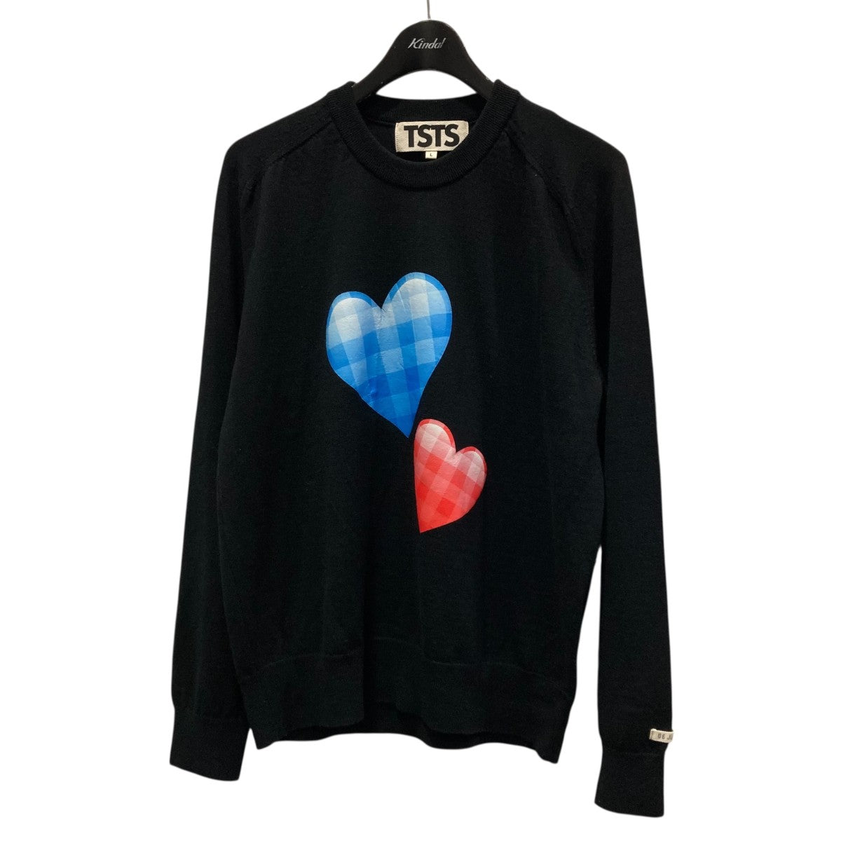 25AWEMOJI PRINTED SWEATERハートニット25AMM0401