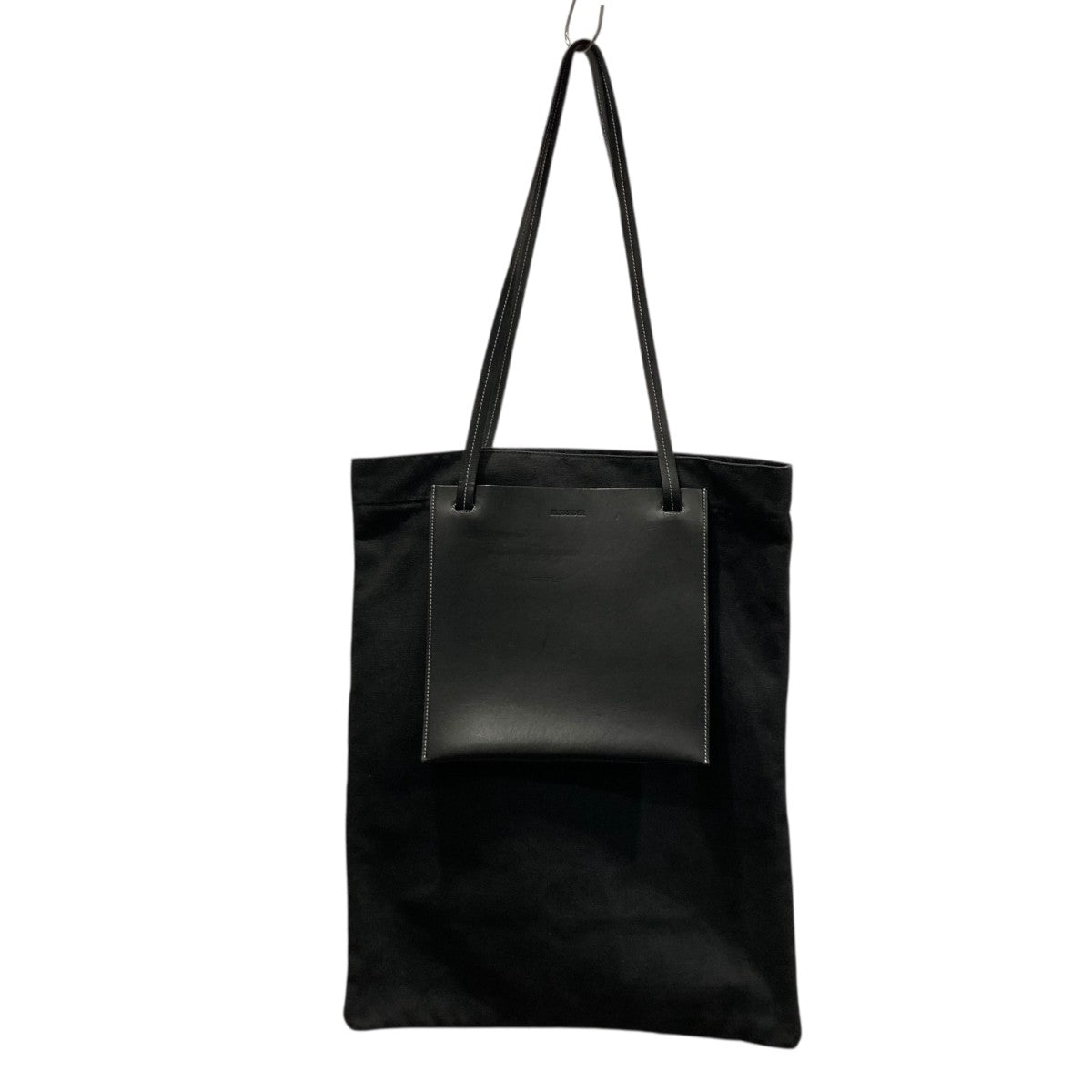 JIL SANDER POCKET FLAT SHOPPER LARGE BAGトートバッグ 古着・中古-1枚目のアイテム画像