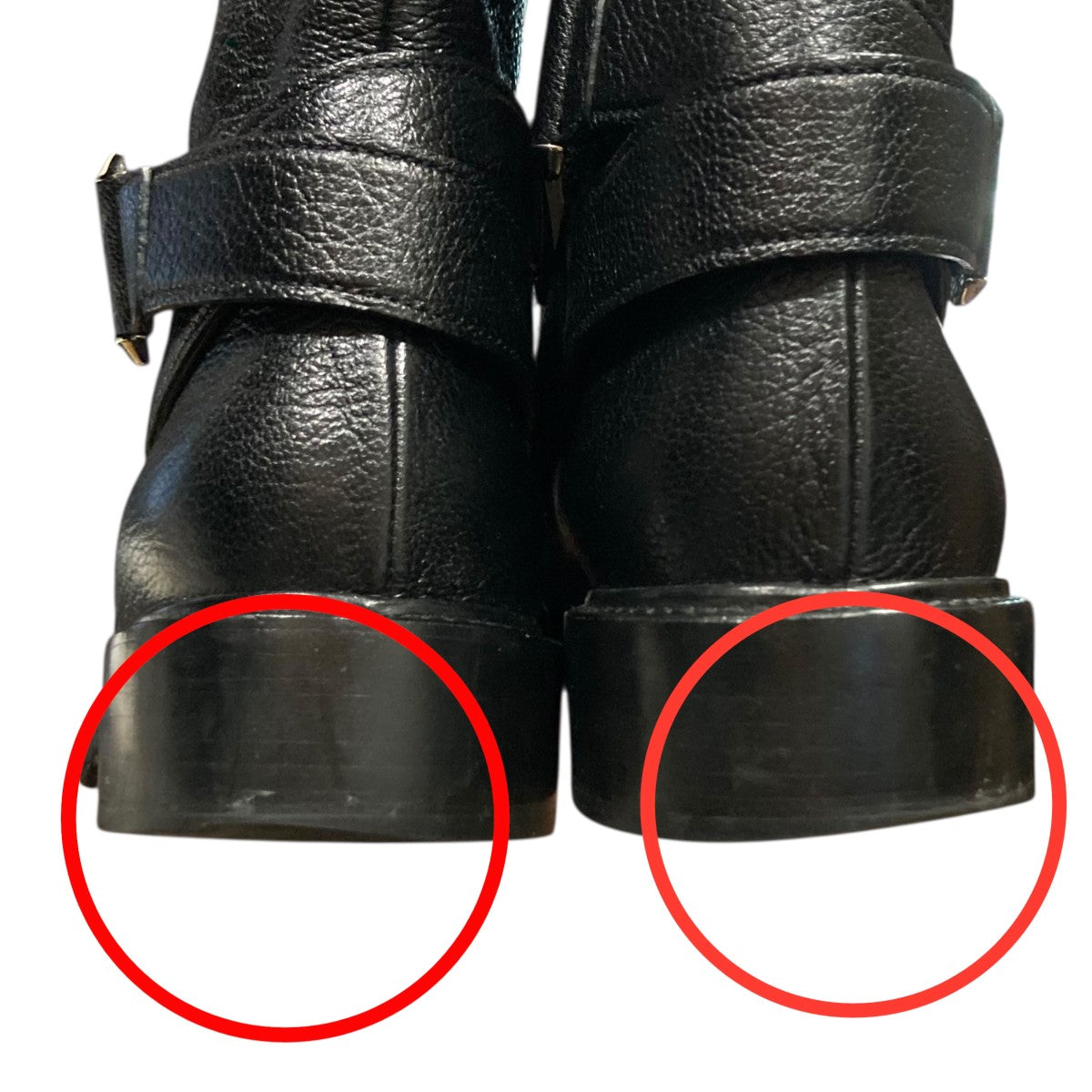BALENCIAGA(バレンシアガ) レザーブーツ357840 357840 ブラック サイズ