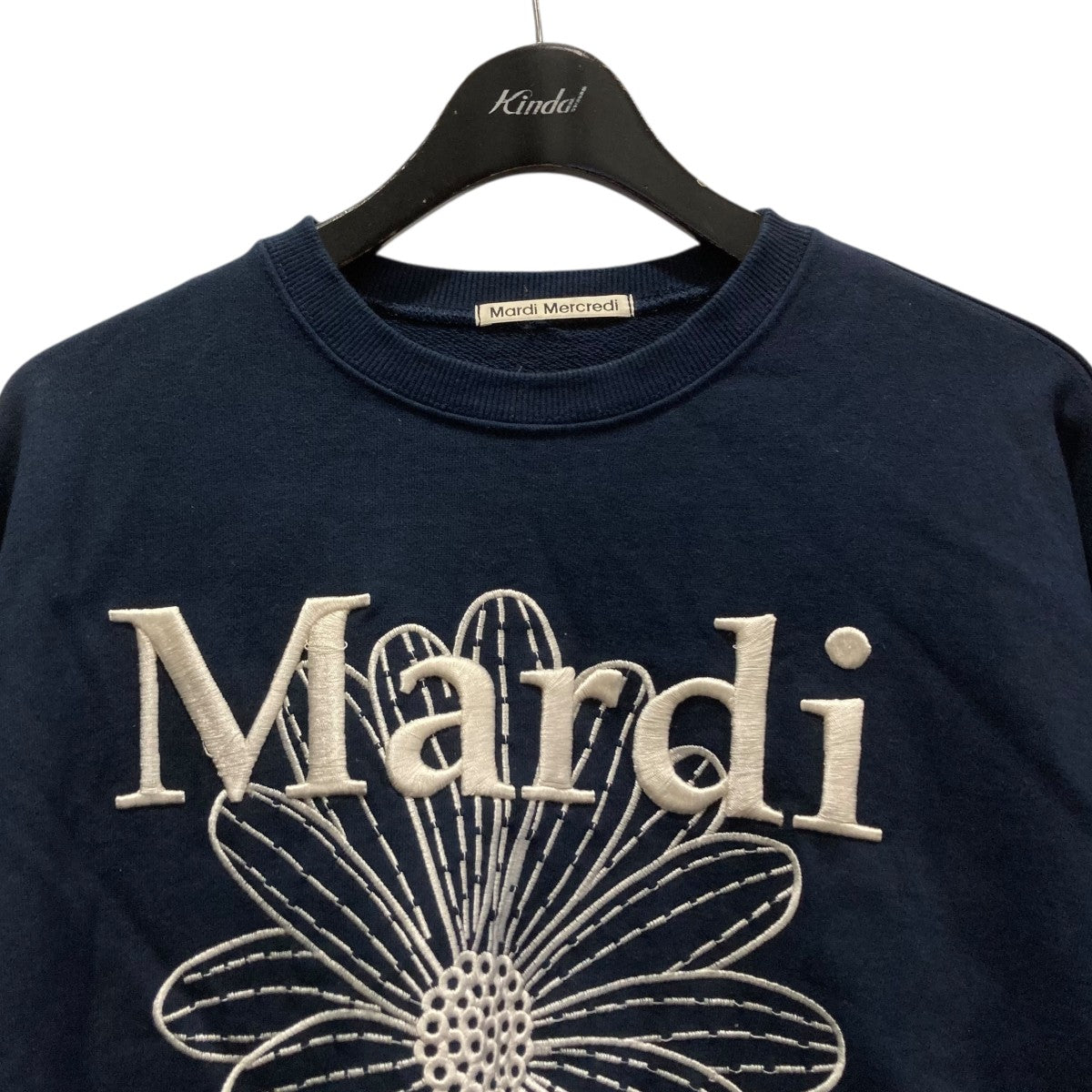 MARDI MERCREDI フラワー刺繍スウェットM-01-CT100 古着・中古-3枚目のアイテム画像