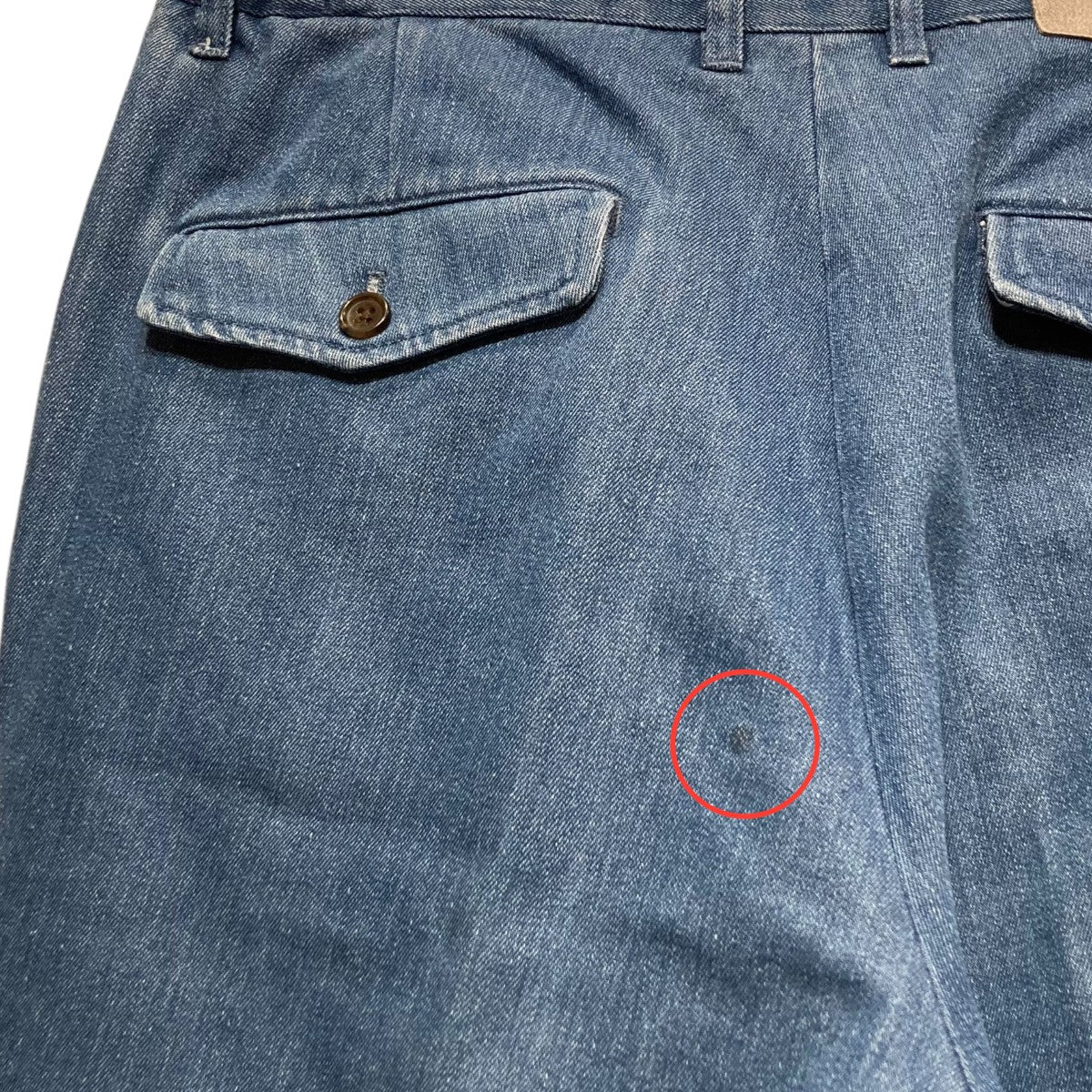 PWA×BEAMS High Twist Denim SlacksデニムスラックスP04K001-PT01 古着・中古-7枚目のアイテム画像