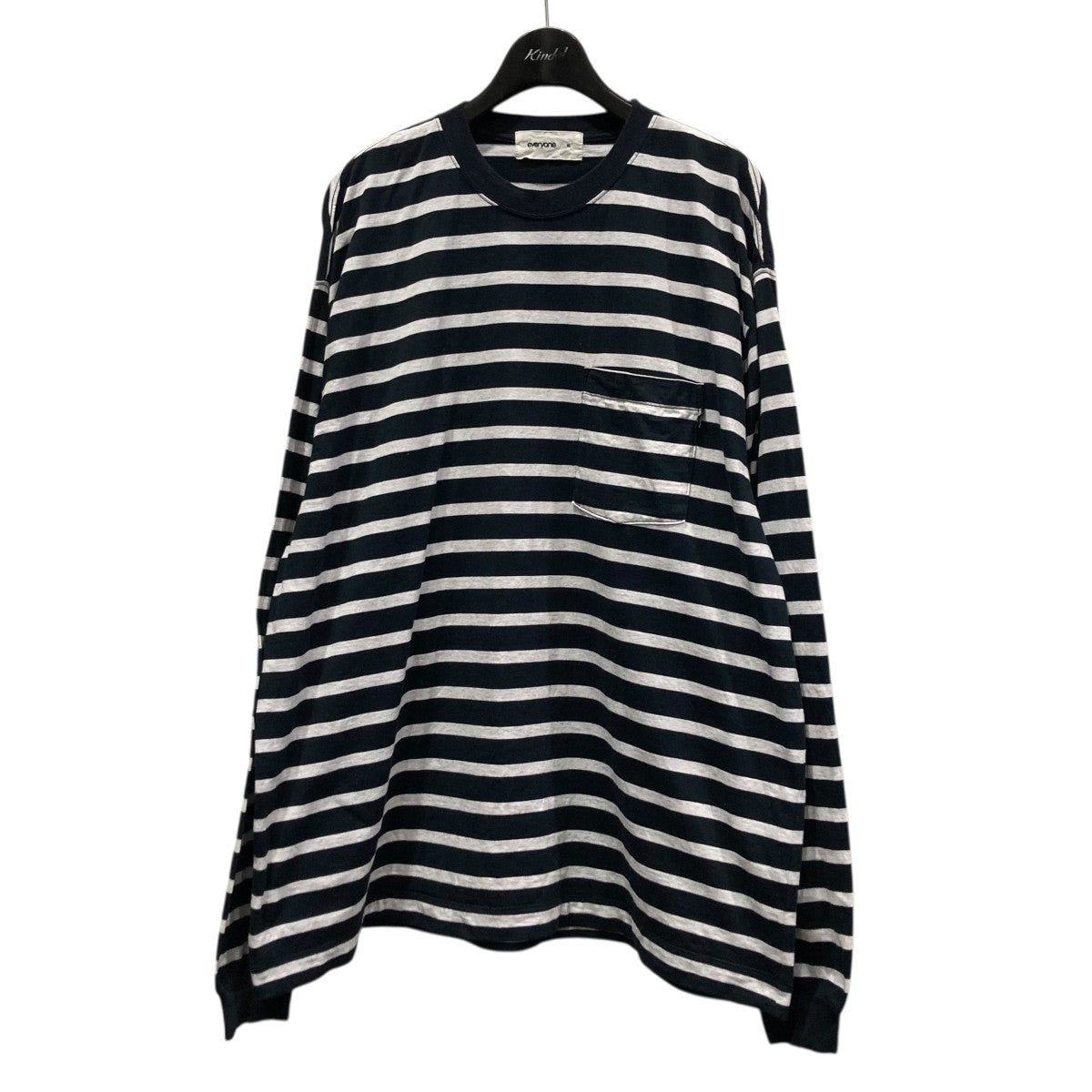 everyone ボーダー長袖TシャツEV25-CS35 古着・中古-1枚目のアイテム画像