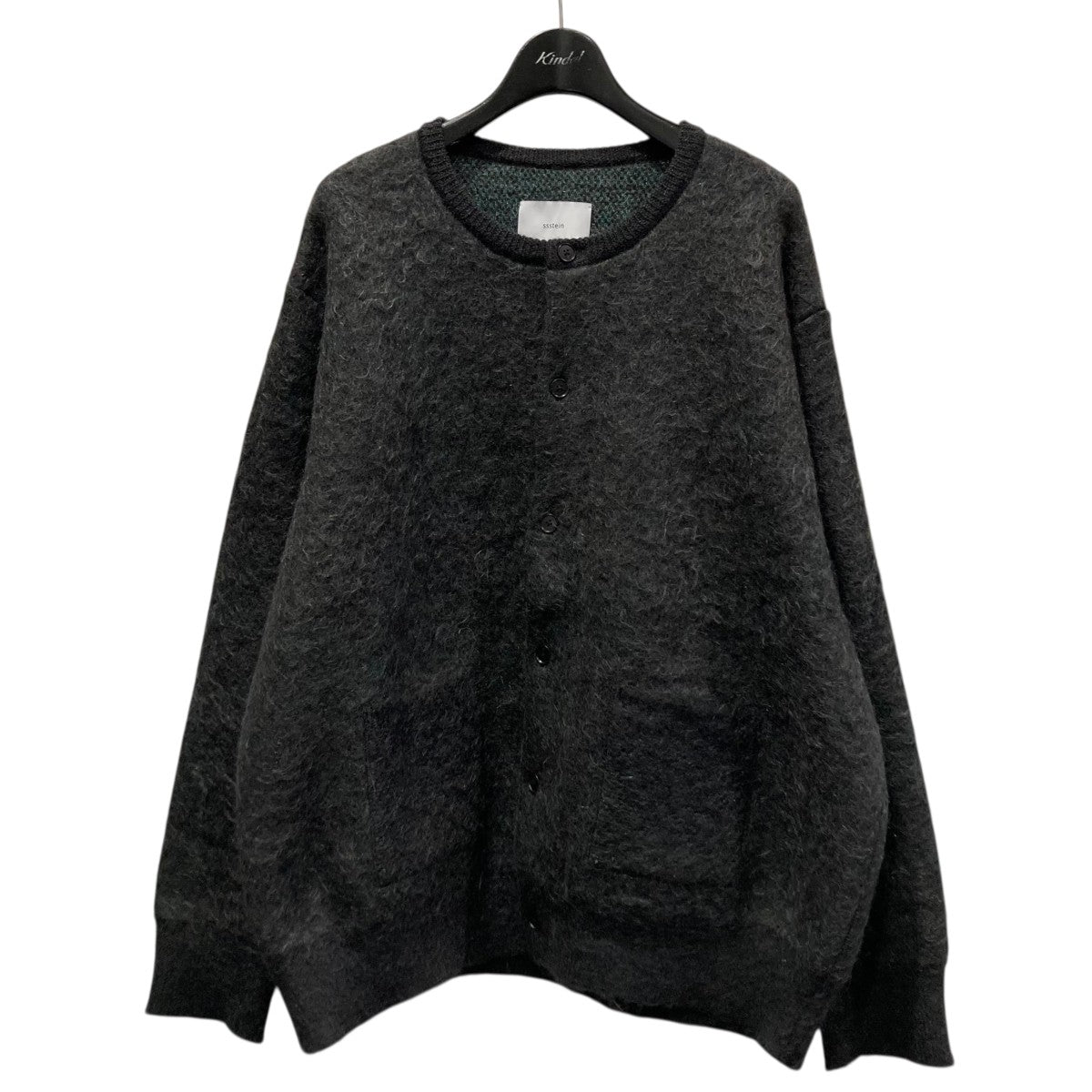 25AWKid Mohair Mix Jacquard Knit CardiganキッドモヘアミックスジャガードカーディガンST.1306