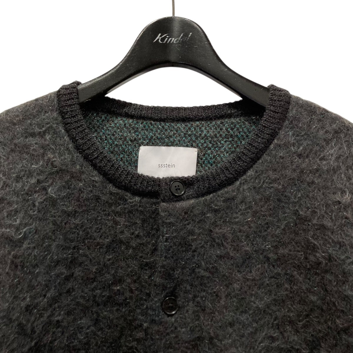 25AWKid Mohair Mix Jacquard Knit CardiganキッドモヘアミックスジャガードカーディガンST.1306