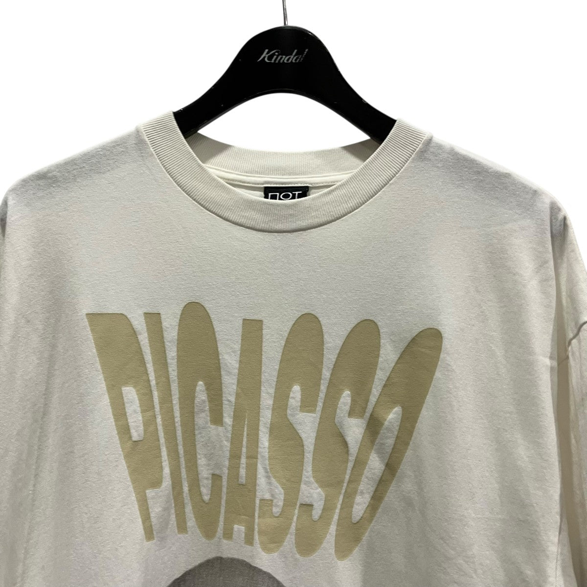 NOT OEM ピカソプリントTシャツ 古着・中古-3枚目のアイテム画像