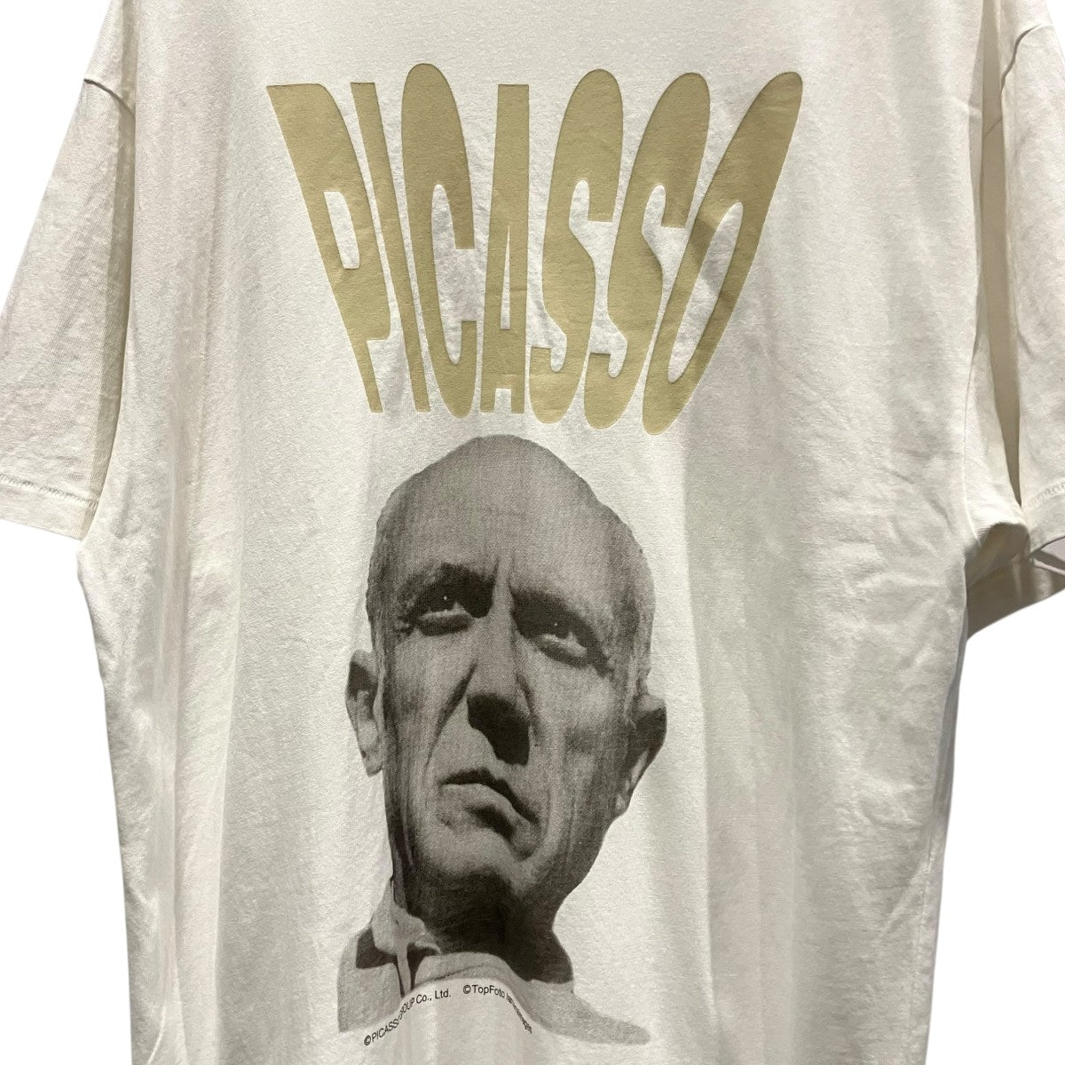 NOT OEM ピカソプリントTシャツ 古着・中古-4枚目のアイテム画像
