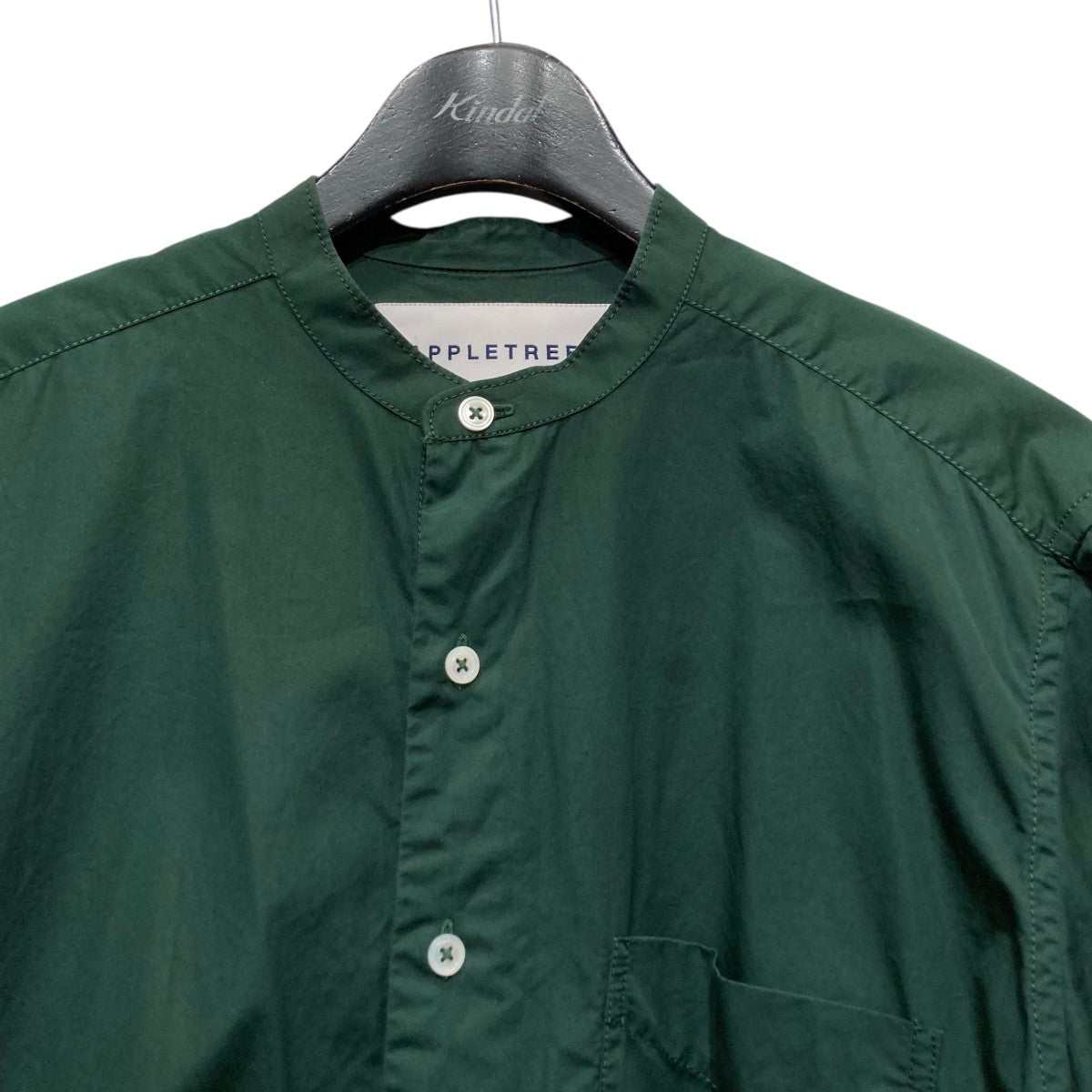 APPLETREES ノーカラートラベラーシャツ436-0210058 古着・中古-3枚目のアイテム画像