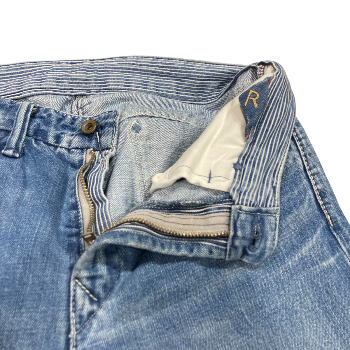 45R(フォーティファイブアール) USED加工デニムパンツ インディゴ