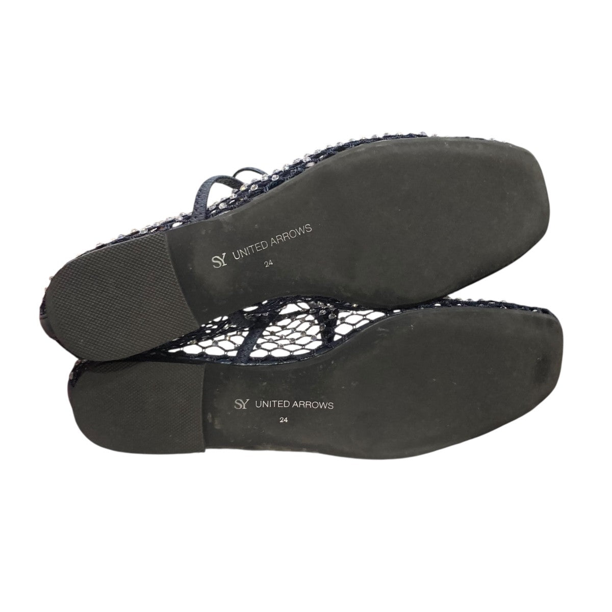 SY UNITED ARROWS グレアネットバレエ フラットシューズ 古着・中古-6枚目のアイテム画像