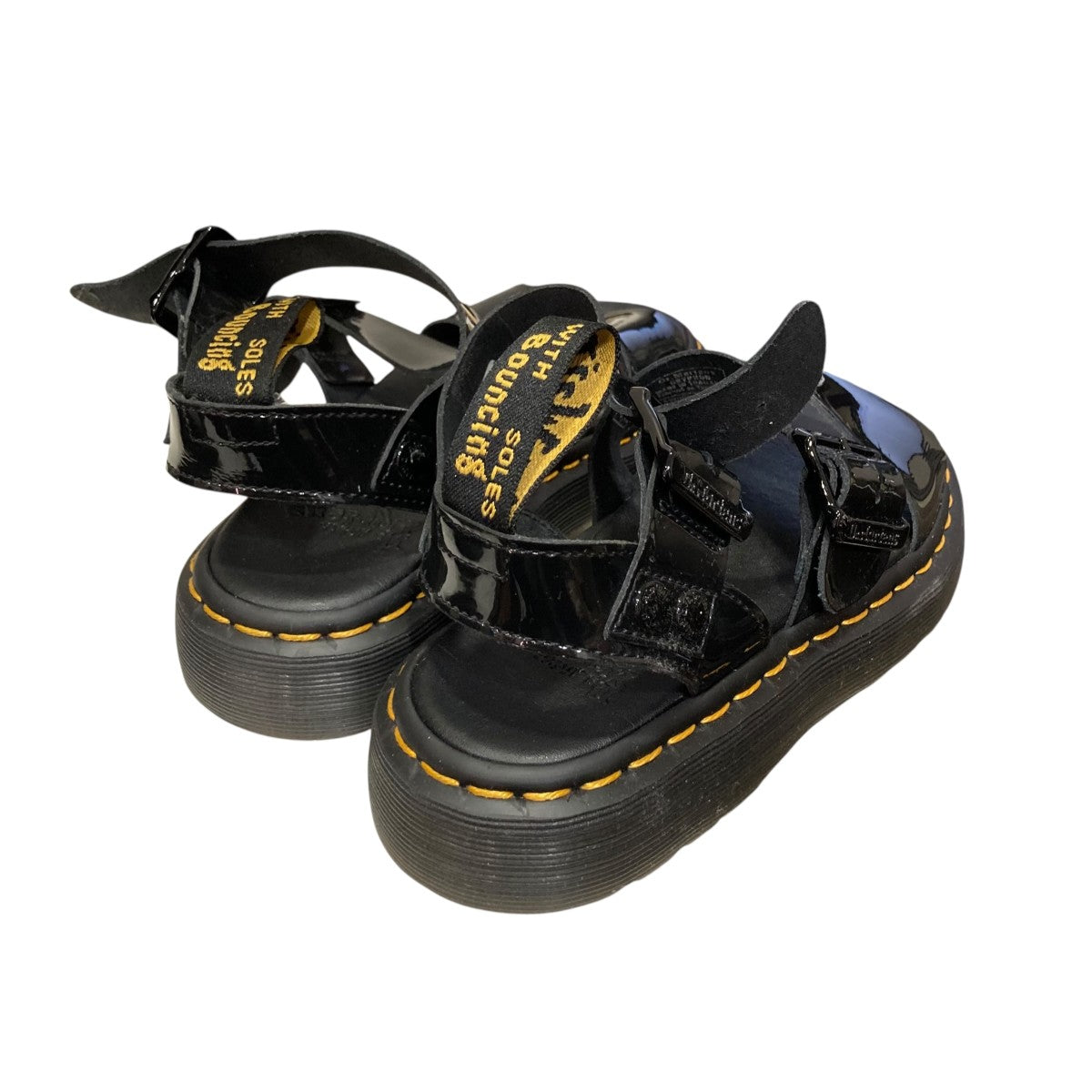 Dr．Martens パテントストラップサンダルGRYPHON 古着・中古-2枚目のアイテム画像