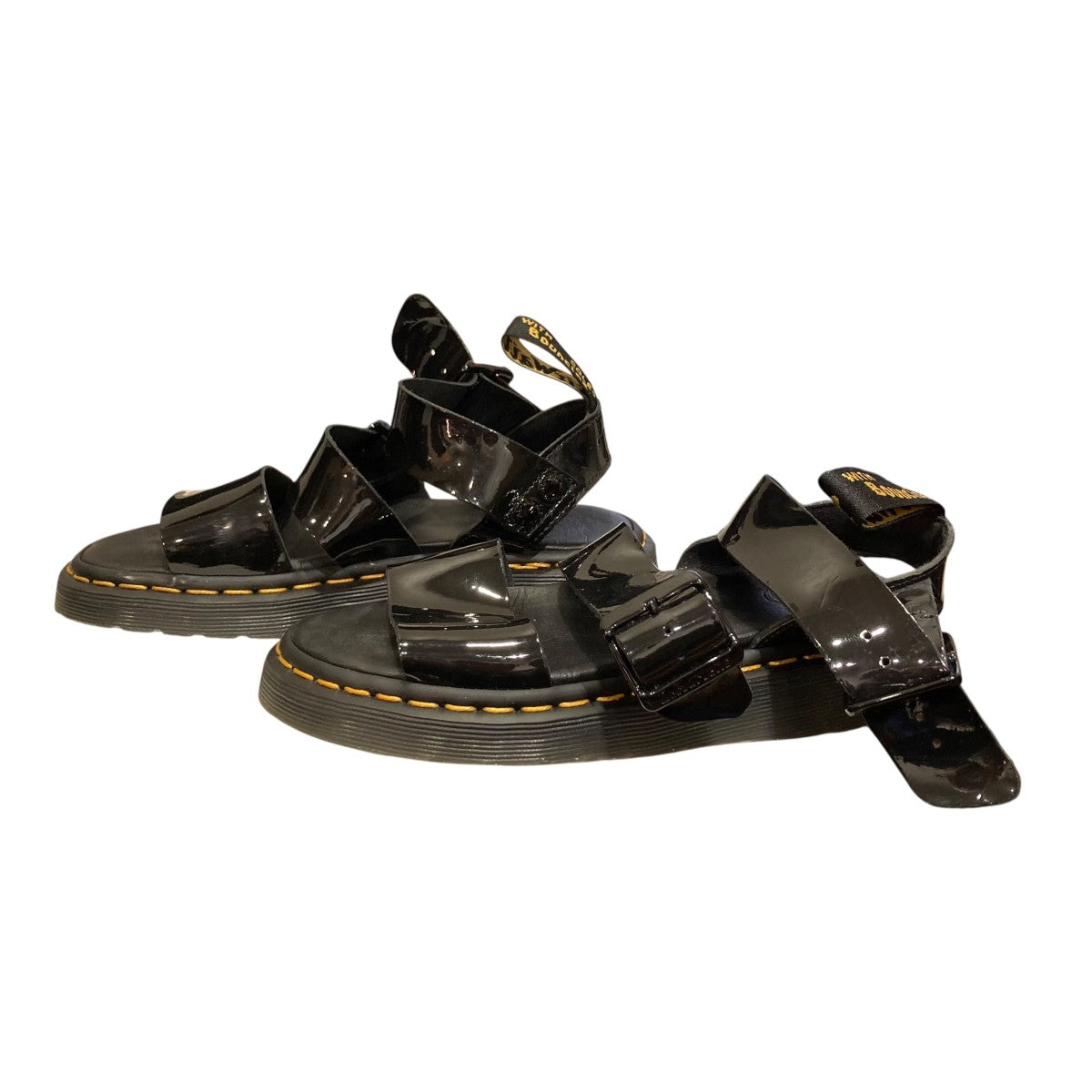 Dr．Martens パテントストラップサンダルGRYPHON 古着・中古-3枚目のアイテム画像
