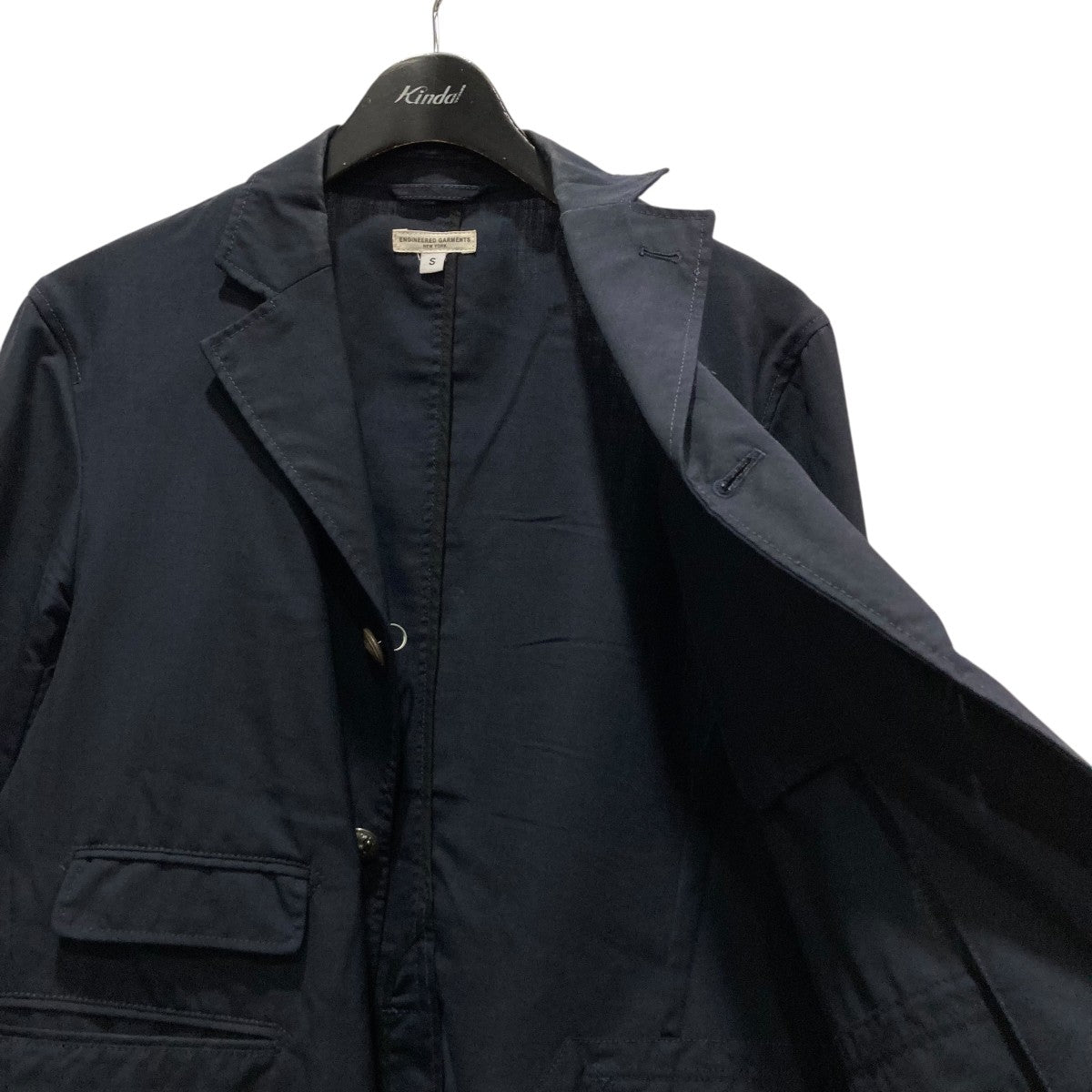 Engineered Garments×BEAMS PLU TROPICAL WOOL MID FIELD BLAZERテーラードジャケット 古着・中古-4枚目のアイテム画像