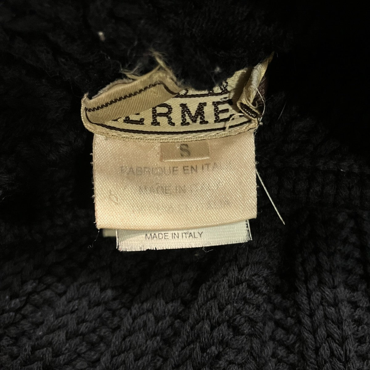HERMES ウールニット 古着・中古-6枚目のアイテム画像