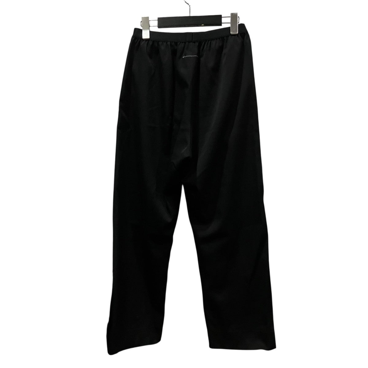 MM6 Maison Margiela LOOSE FIT BLACK TROUSERイージースラックスパンツS52KA0211 古着・中古-2枚目のアイテム画像