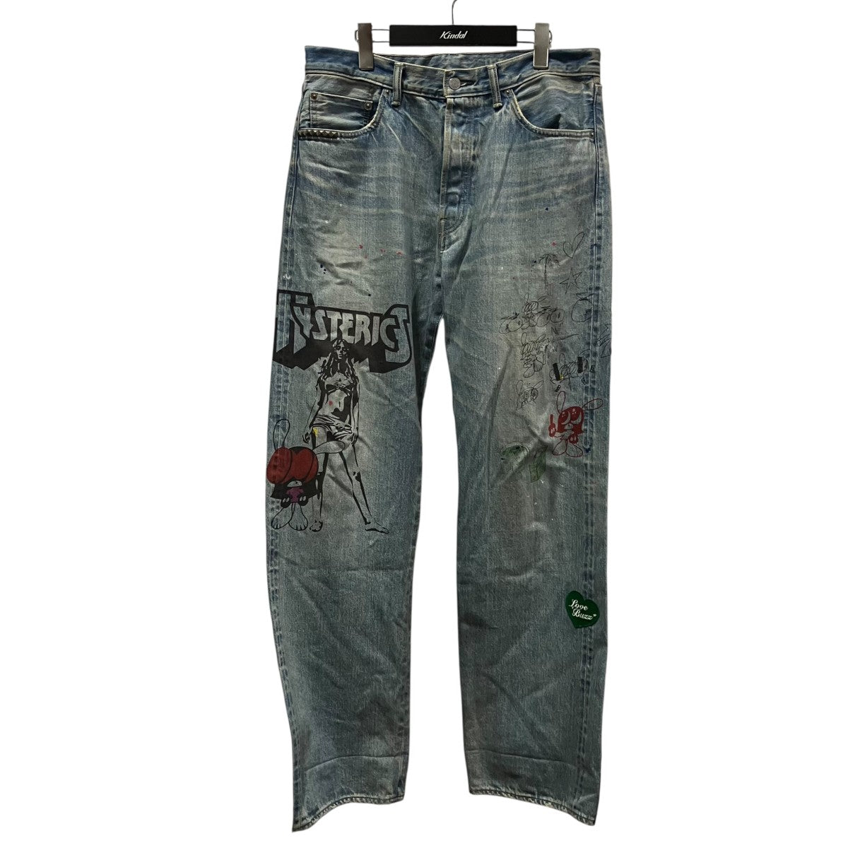 Hysteric Glamour×SKOLOCT HYSKORIC5 60S XXデニムパンツ02241AP19 古着・中古-1枚目のアイテム画像