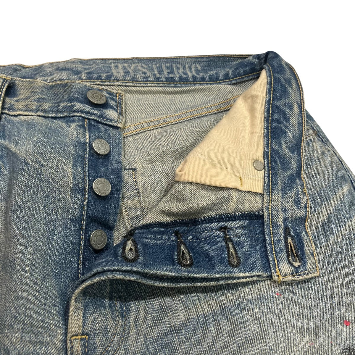Hysteric Glamour×SKOLOCT HYSKORIC5 60S XXデニムパンツ02241AP19 古着・中古-3枚目のアイテム画像