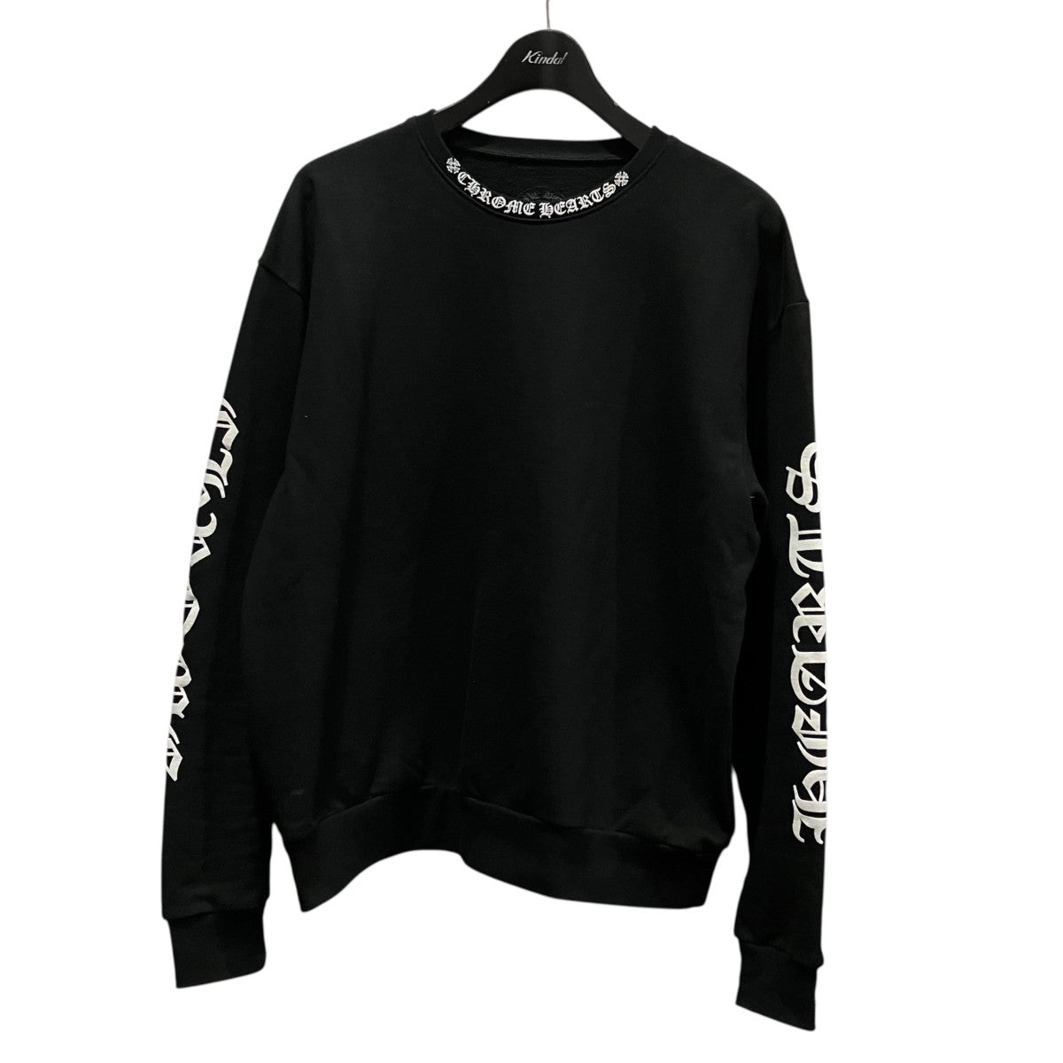 CHROME HEARTS ネックロゴスウェットSWTSHRT PLVR 古着・中古-1枚目のアイテム画像