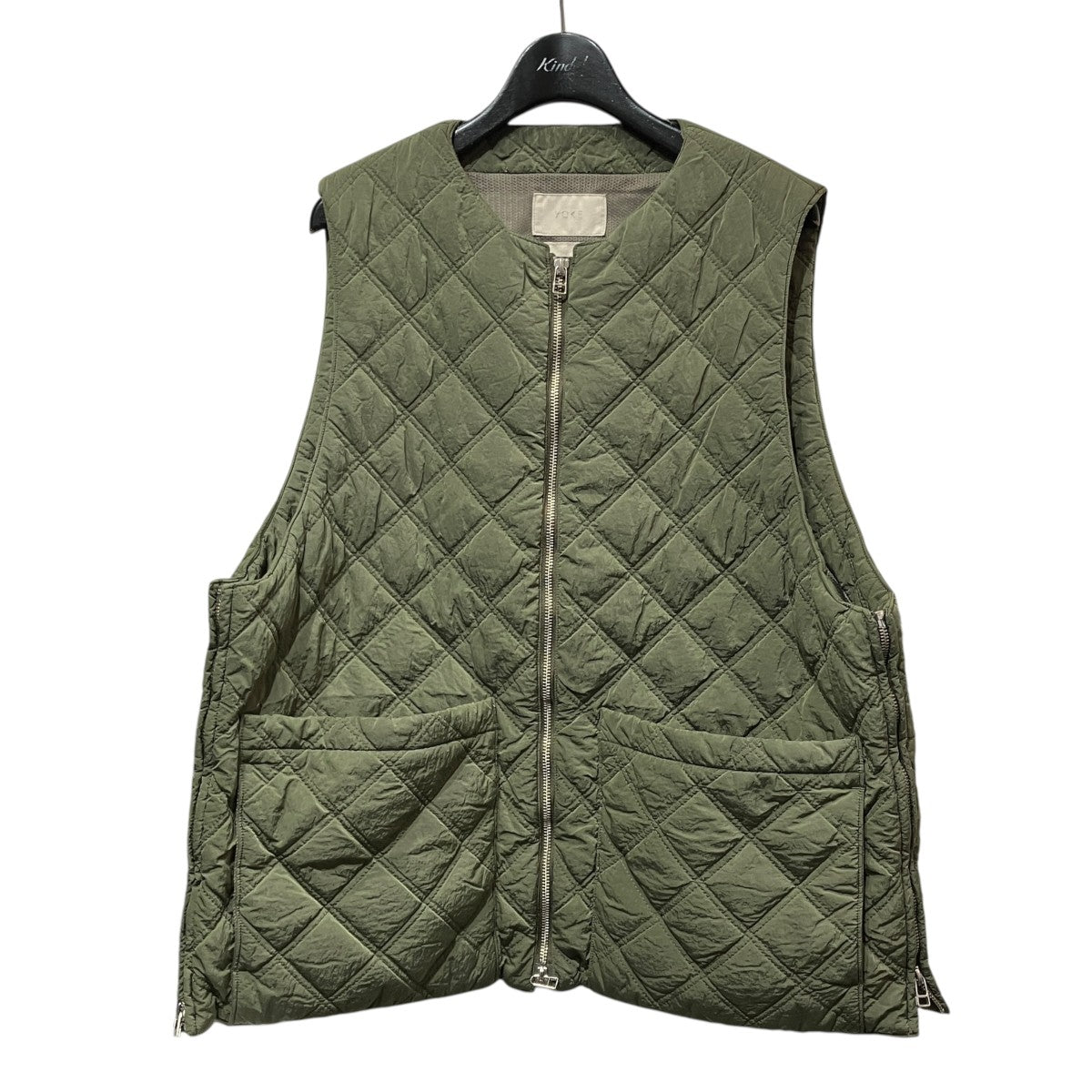23AWQUILTING PADDED VESTキルティングベストYK23FW0539V