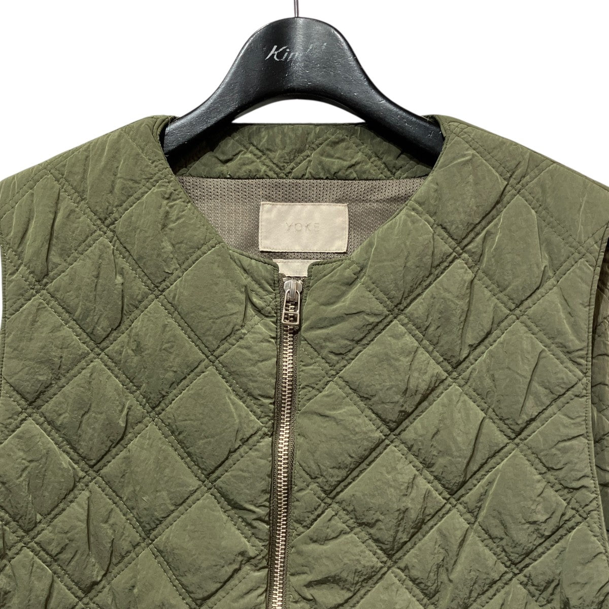 23AWQUILTING PADDED VESTキルティングベストYK23FW0539V
