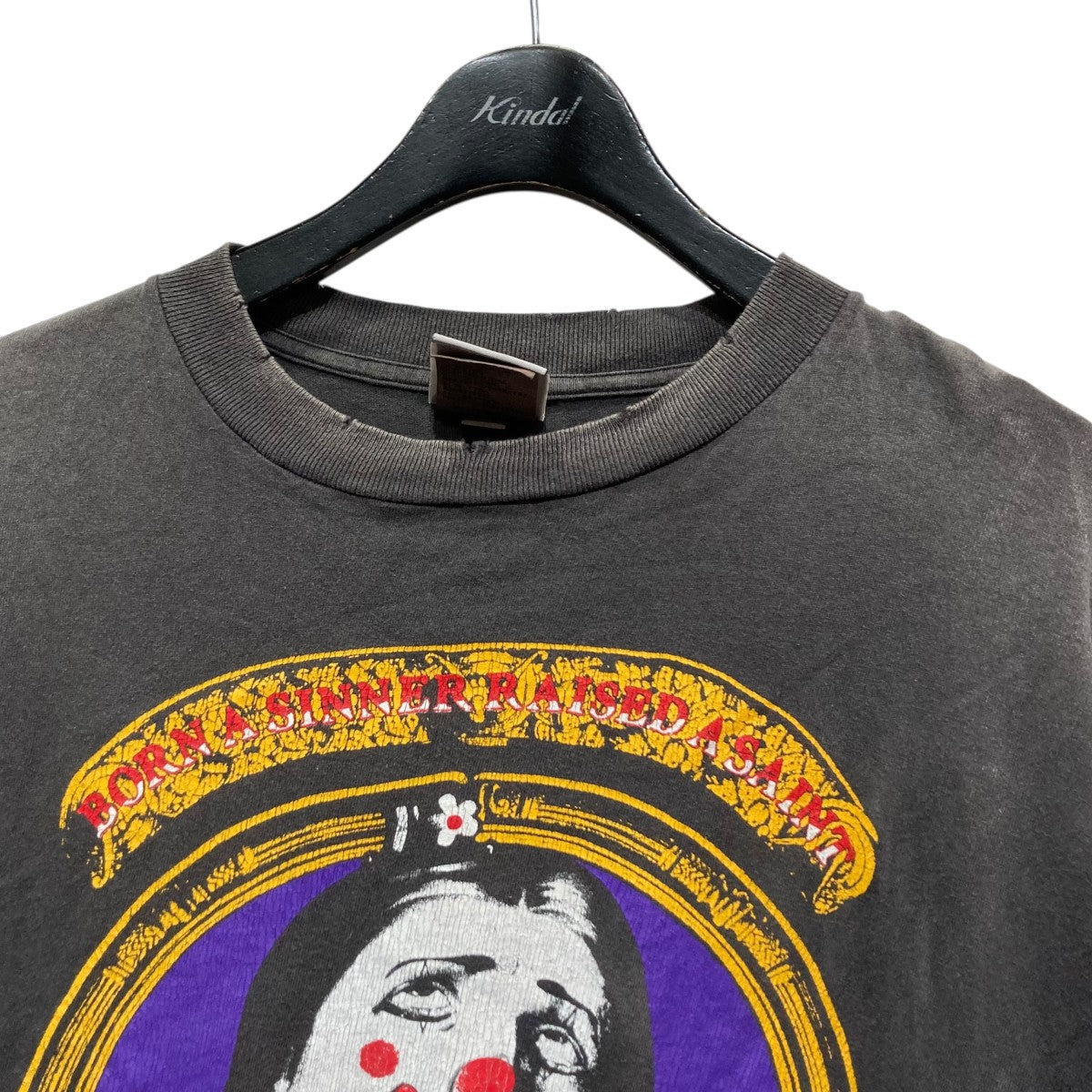 SAINT MICHAEL×BORN X RAISED ピエロプリント長袖TシャツSM-YS1-0000-C40 古着・中古-3枚目のアイテム画像