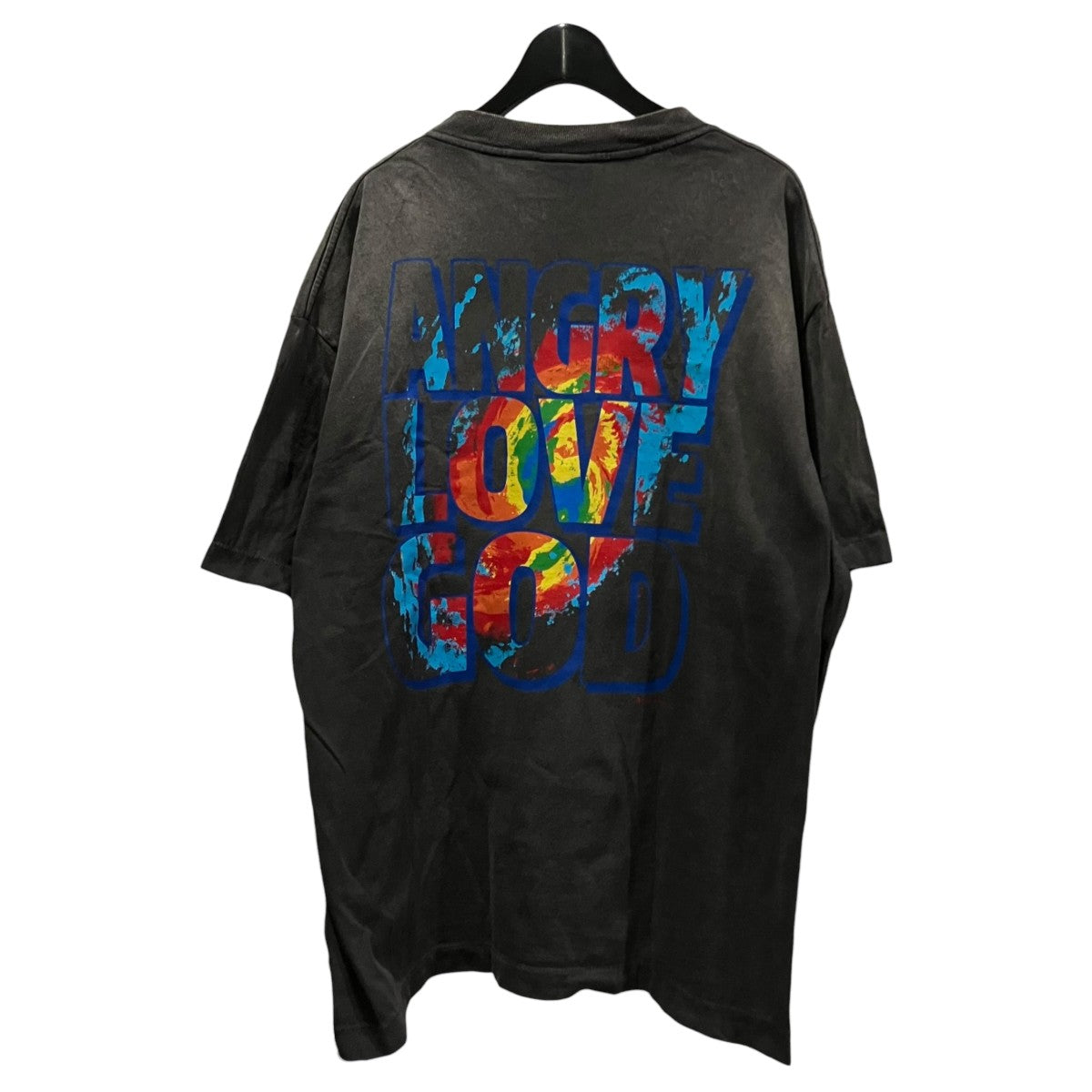 SAINT MICHAEL×cactus plant flea market ペイント加工半袖TシャツSM-YS1-0000-C05 古着・中古-2枚目のアイテム画像